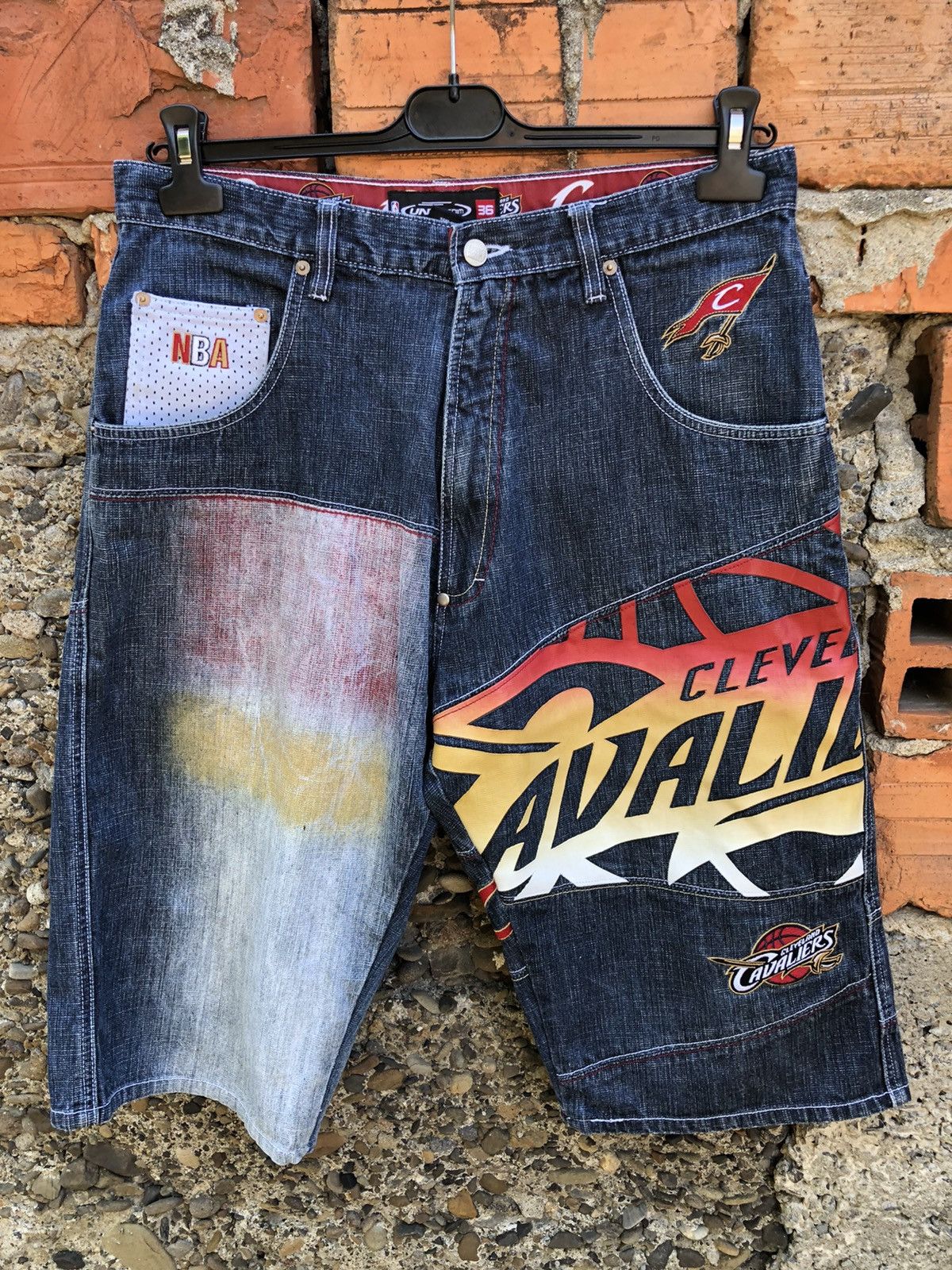 Chicago Bulls NBA Vintage NBA Vintage Denim Shorts Embroidery Logo Grailed
