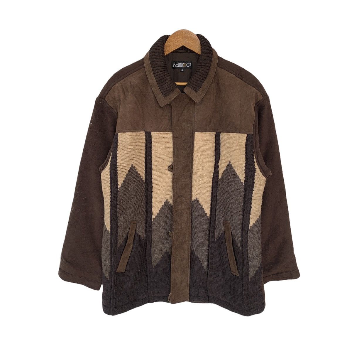 Vintage Mclintock Suede Leather Navajo Aztec