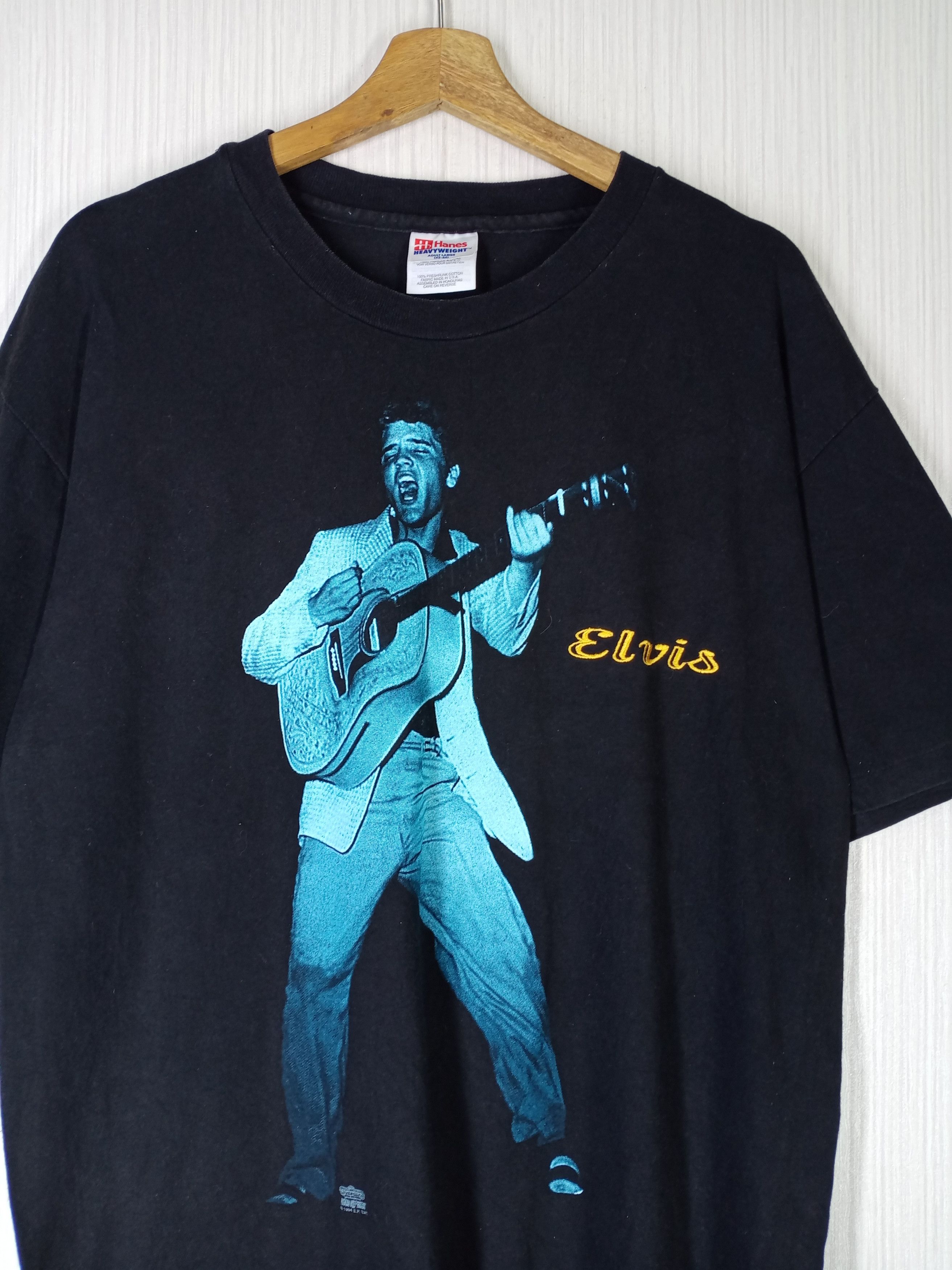 Band Tees × Rap Tees Rare Vintage 1994 Elvis Presley Winterland Tshirt Size US L / EU 52-54 / 3 - 2 Thumbnail