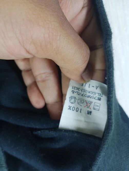 Hiroko Koshino Homme × Vintage Vintage Hiroko Koshino Homme Embroidered Logo Sweatshirt Size US M / EU 48-50 / 2 - 4 Thumbnail