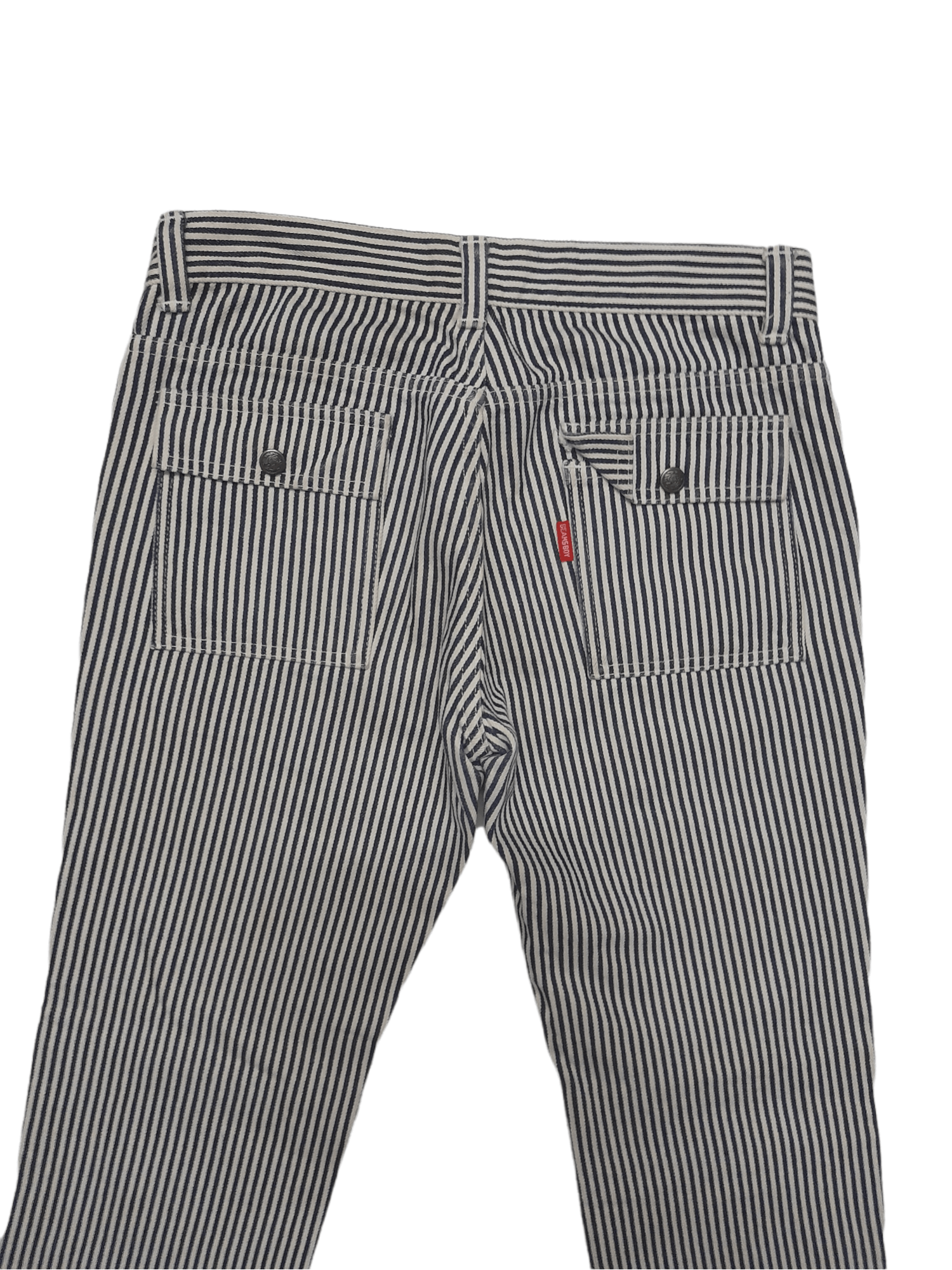 Beams Plus BeamsBoy Japan Hickory Stripe Denim Bush Pant (E286) Size US 30 / EU 46 - 5 Thumbnail
