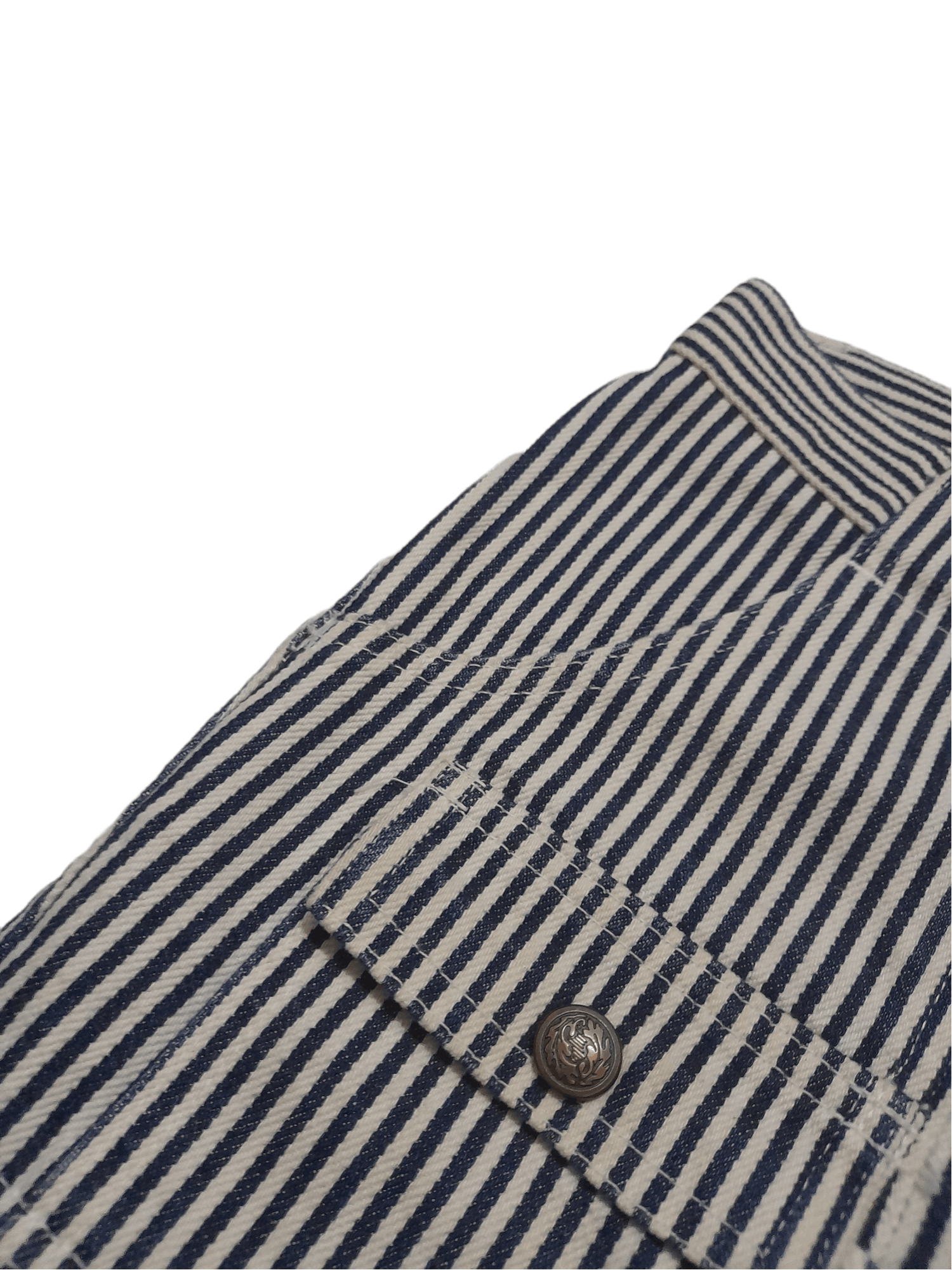 Beams Plus BeamsBoy Japan Hickory Stripe Denim Bush Pant (E286) Size US 30 / EU 46 - 3 Thumbnail