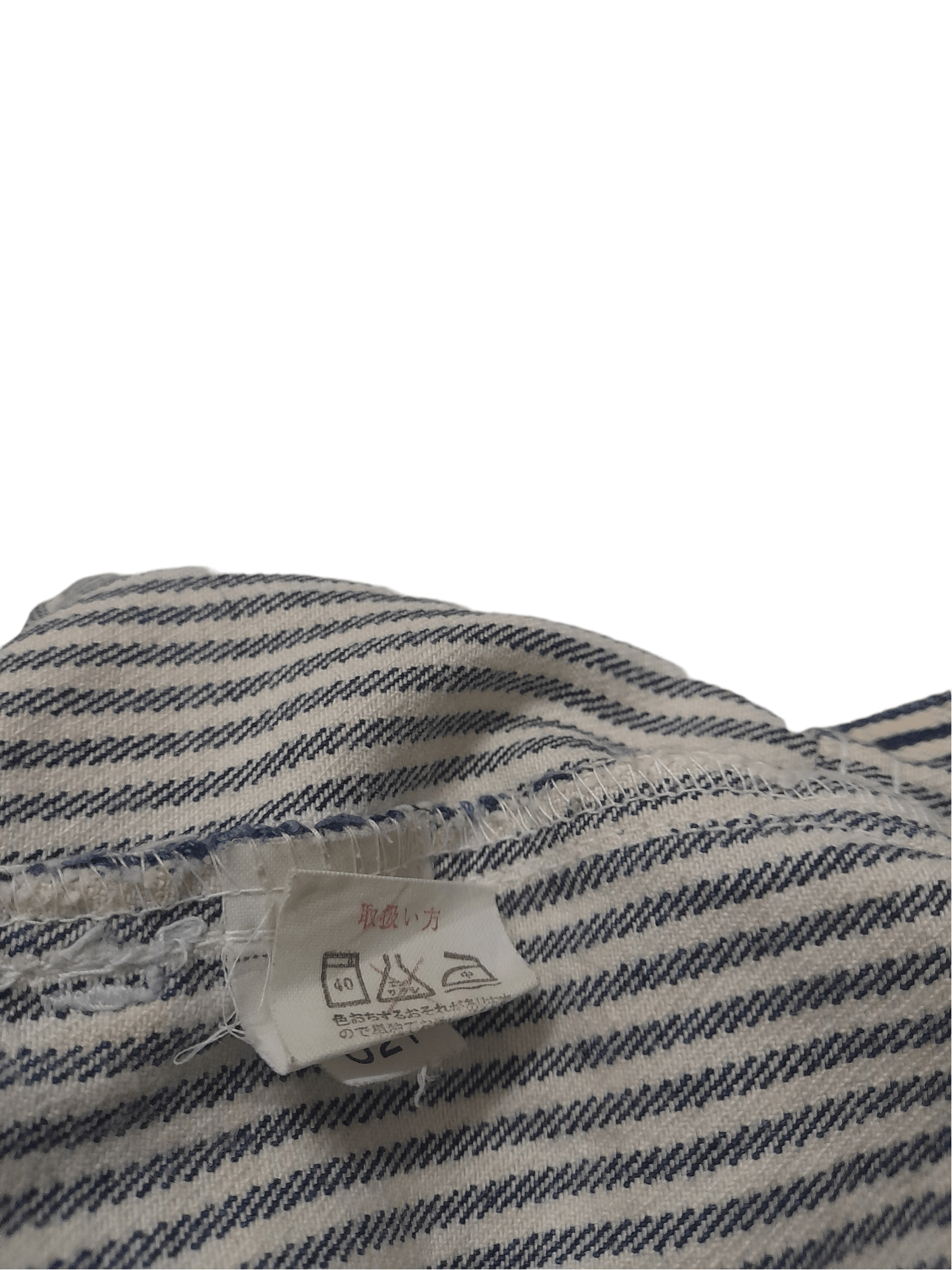 Beams Plus BeamsBoy Japan Hickory Stripe Denim Bush Pant (E286) Size US 30 / EU 46 - 7 Thumbnail