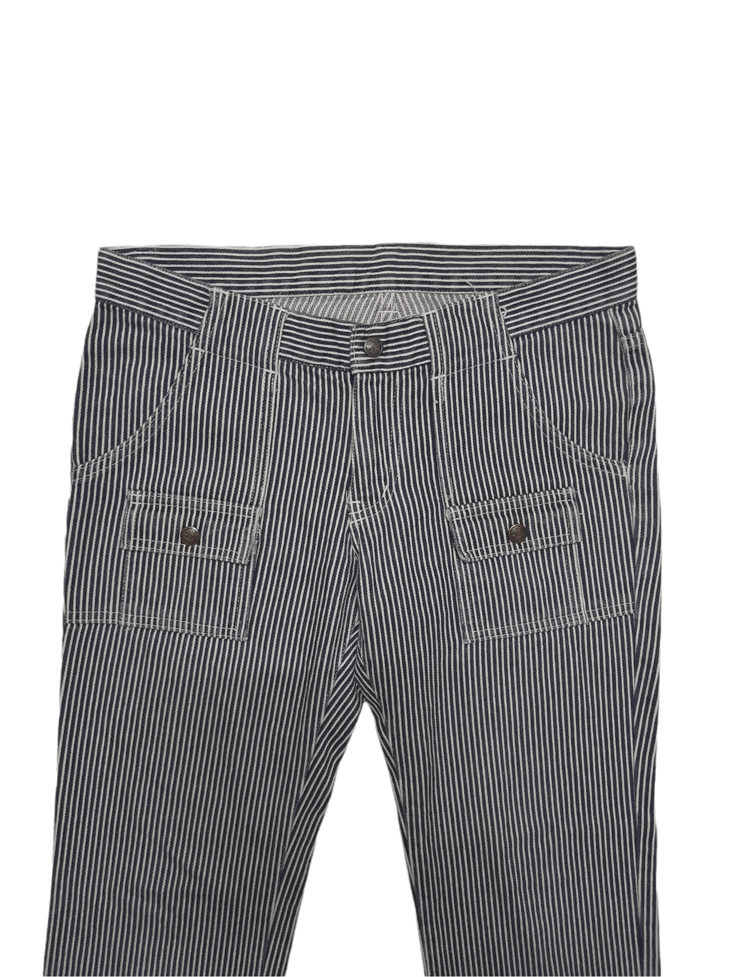 Beams Plus BeamsBoy Hickory Bush Pant Denim Japan (E284) W31 Size US 31 - 2 Thumbnail