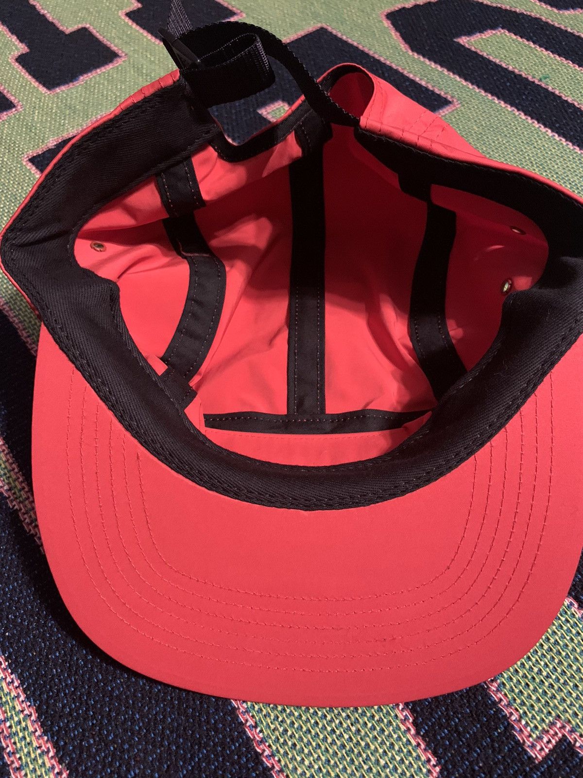 Supreme SS17 iridescent Camp cap red Size ONE SIZE - 2 Thumbnail
