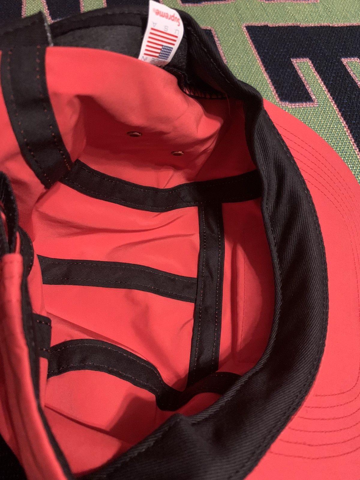 Supreme SS17 iridescent Camp cap red Size ONE SIZE - 3 Thumbnail