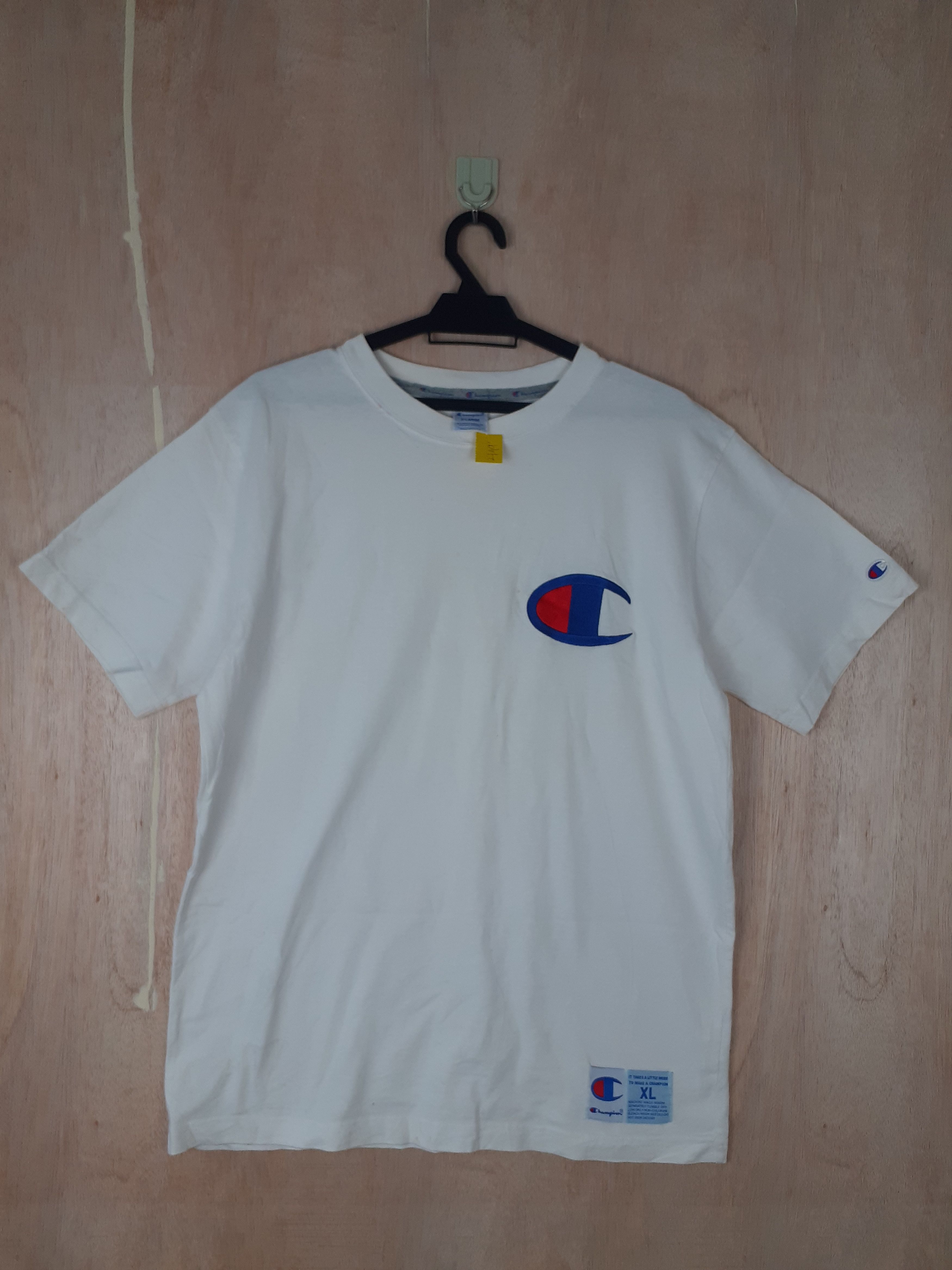 Champion × Vintage Champion vintage white Tshirt #2749 Size US L / EU 52-54 / 3 - 1 Thumbnail