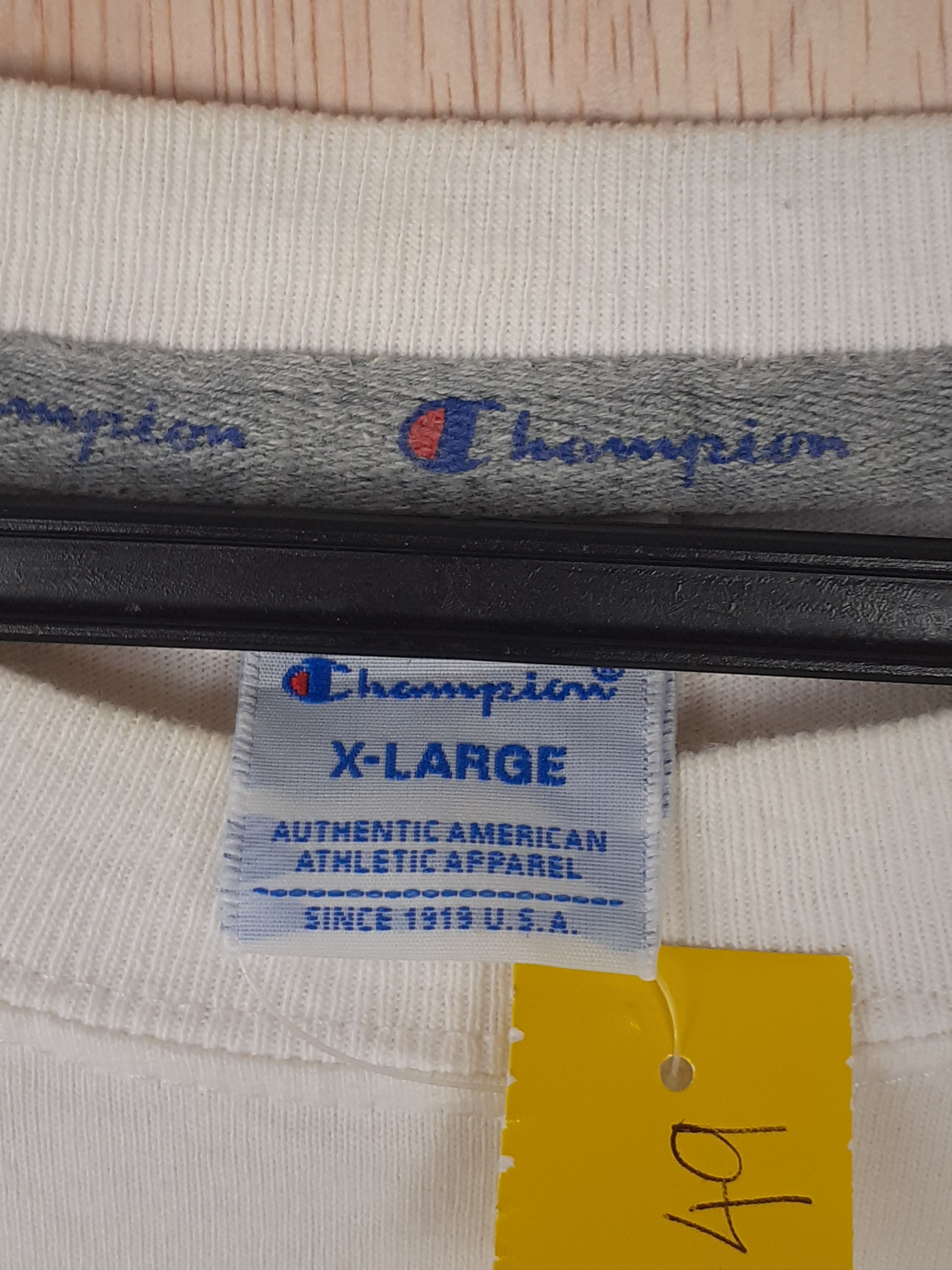 Champion × Vintage Champion vintage white Tshirt #2749 Size US L / EU 52-54 / 3 - 8 Thumbnail