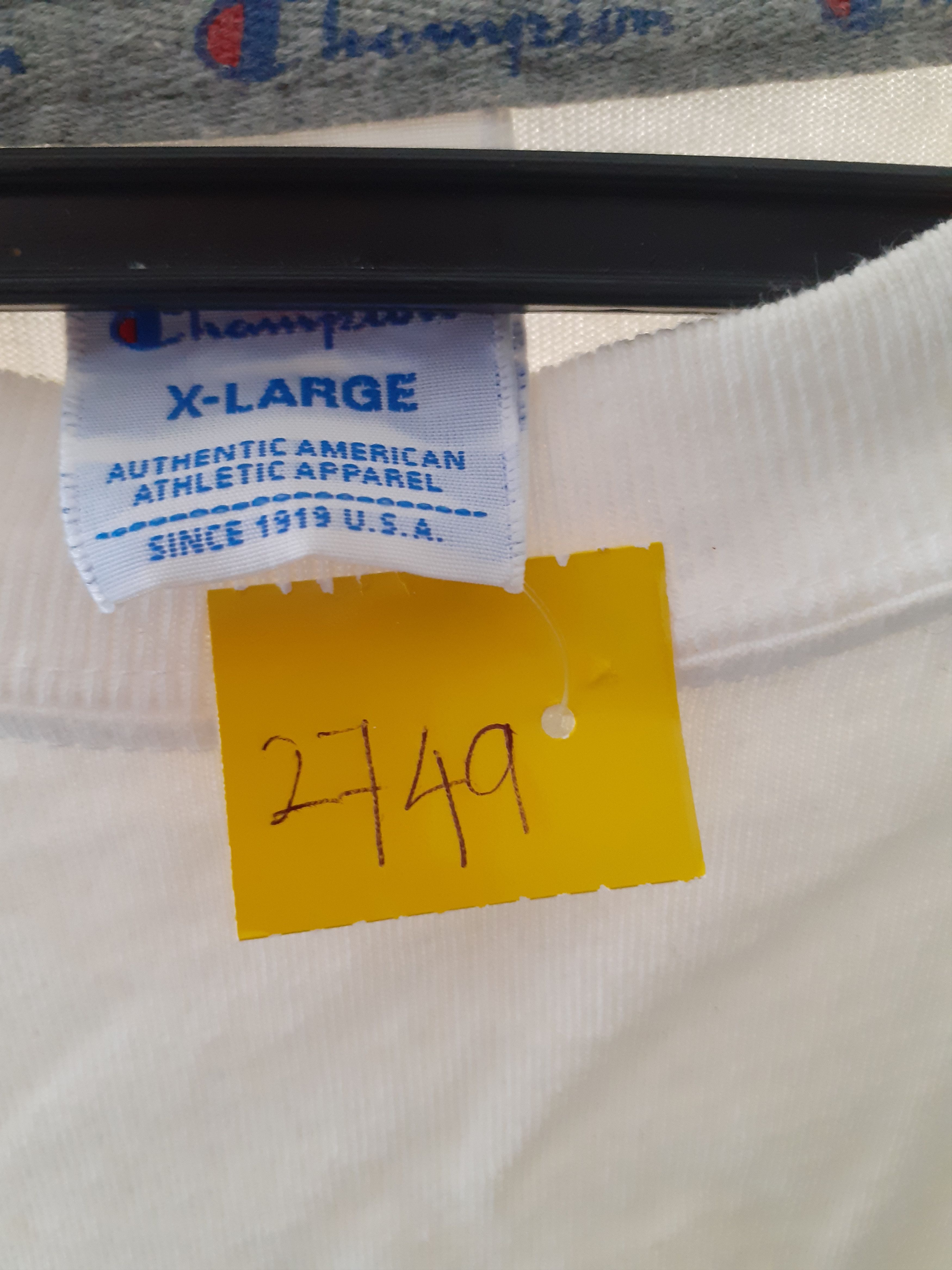 Champion × Vintage Champion vintage white Tshirt #2749 Size US L / EU 52-54 / 3 - 13 Thumbnail