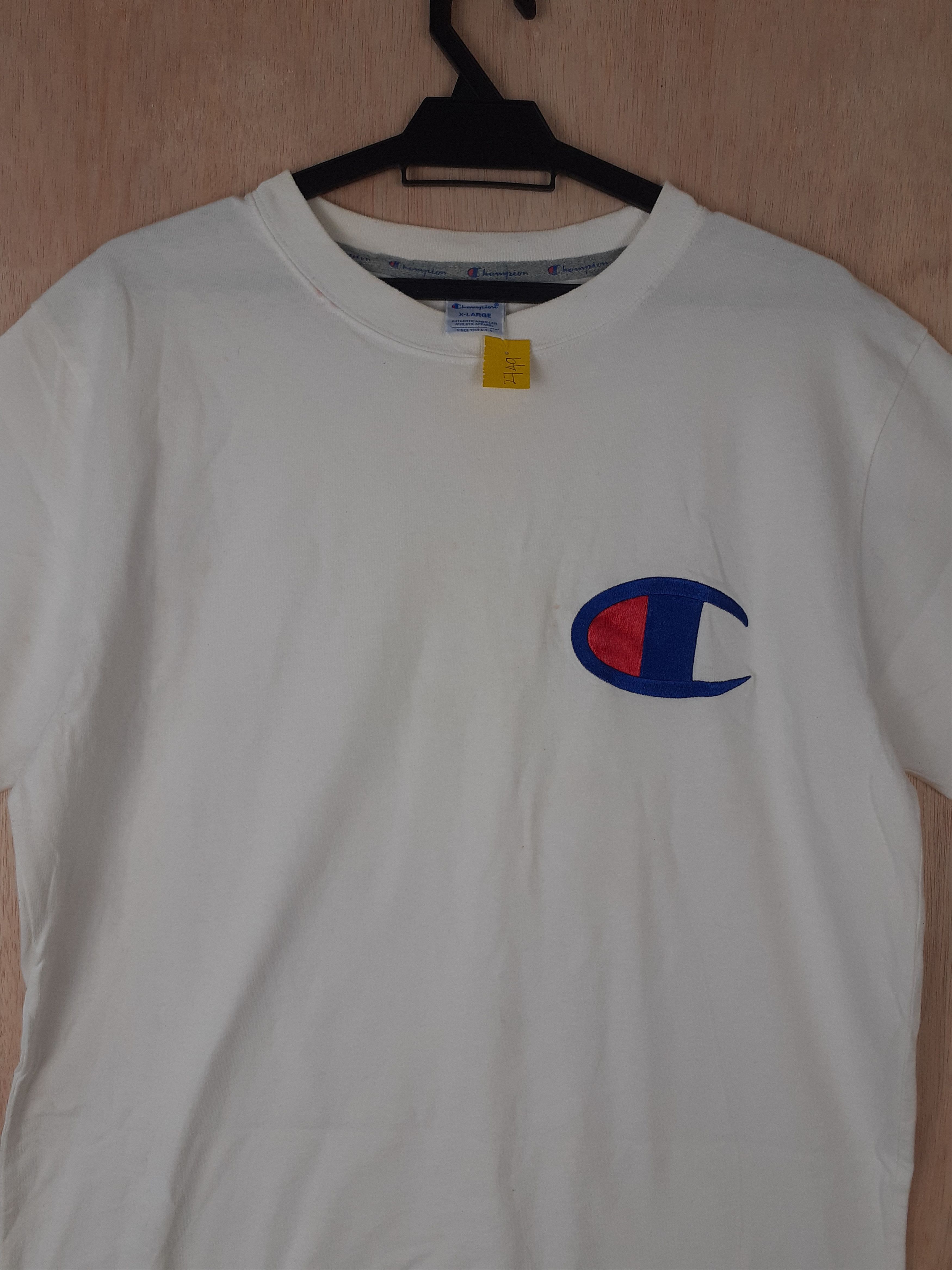 Champion × Vintage Champion vintage white Tshirt #2749 Size US L / EU 52-54 / 3 - 2 Thumbnail