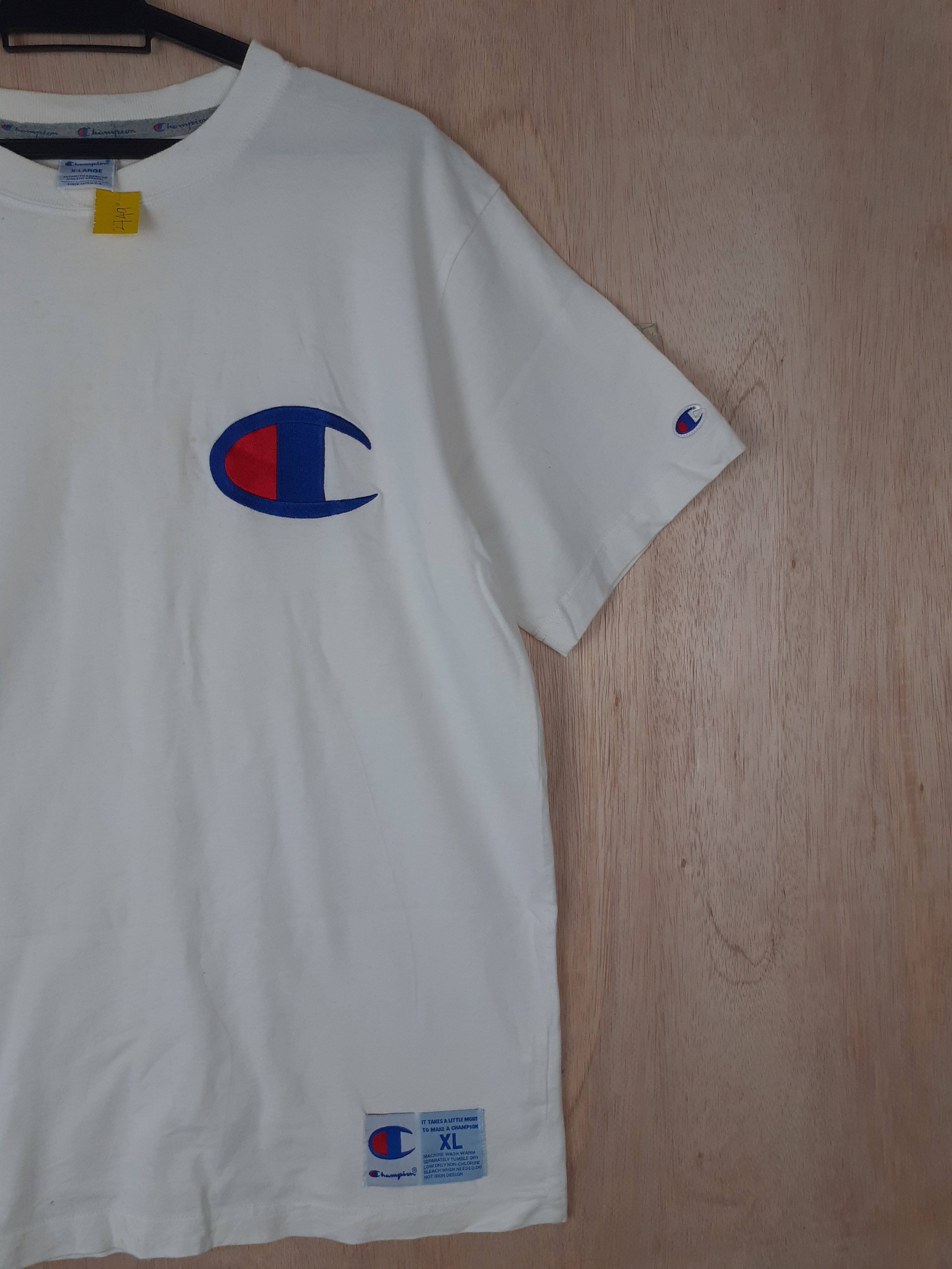 Champion × Vintage Champion vintage white Tshirt #2749 Size US L / EU 52-54 / 3 - 6 Thumbnail