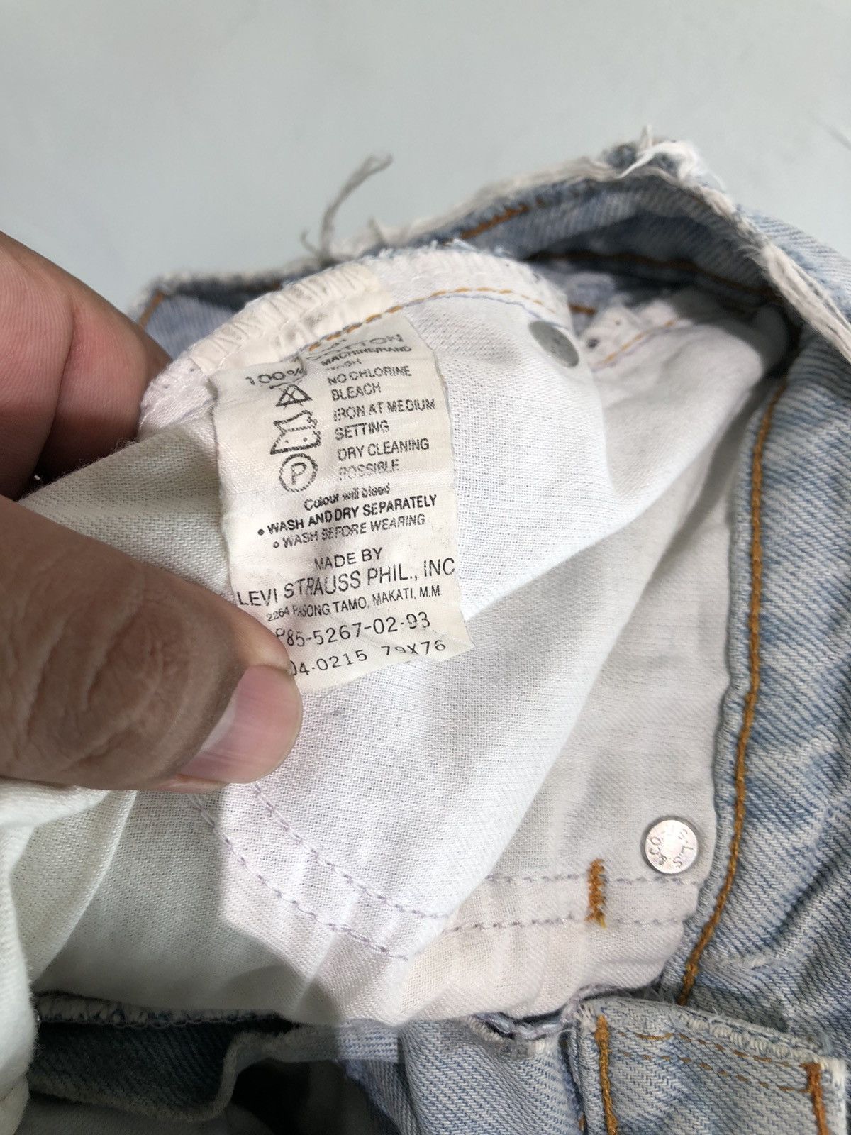 Kapital Levis 504 Distressed Denim Size US 29 - 8 Thumbnail