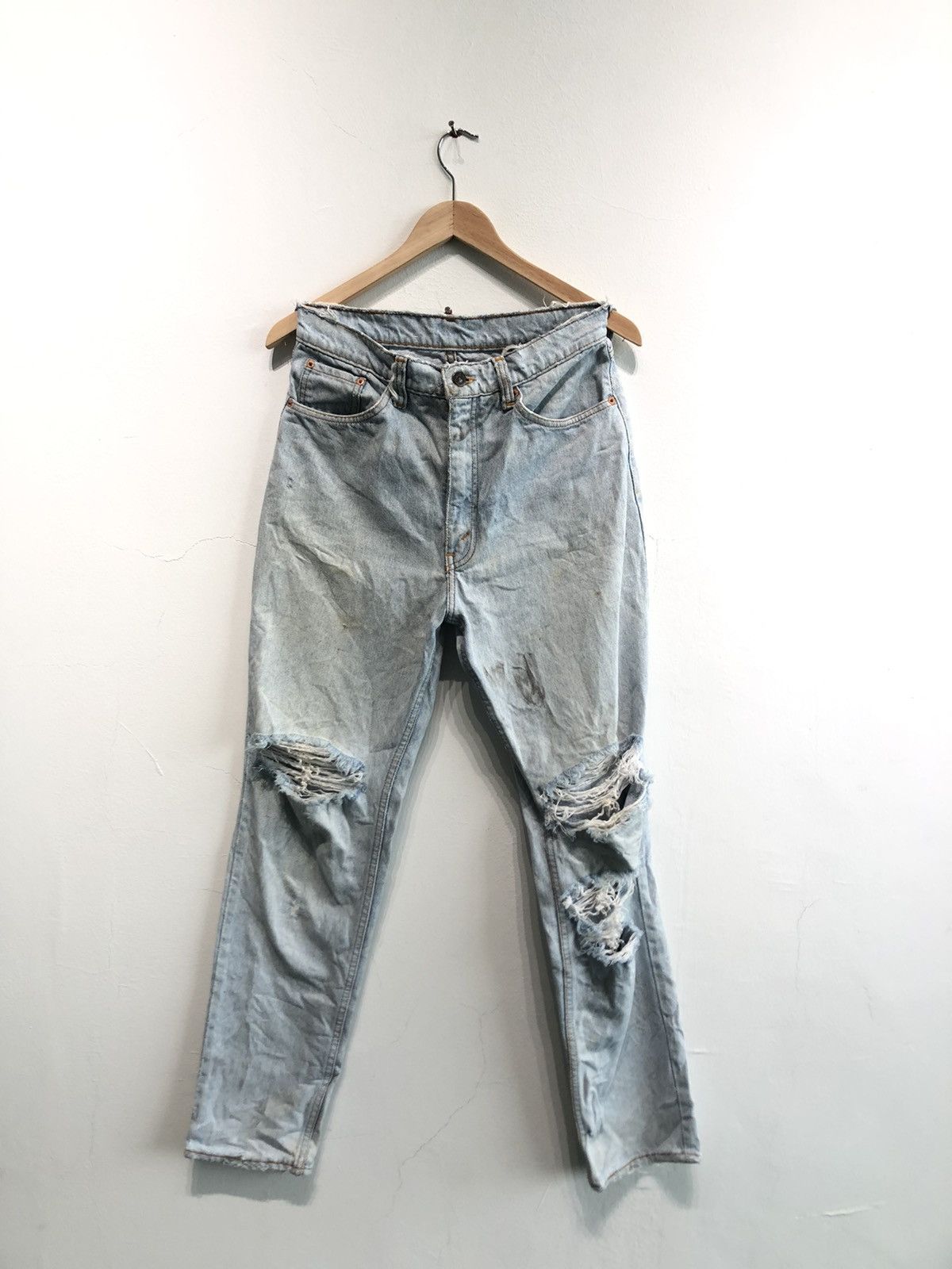 Kapital Levis 504 Distressed Denim Size US 29 - 1 Thumbnail