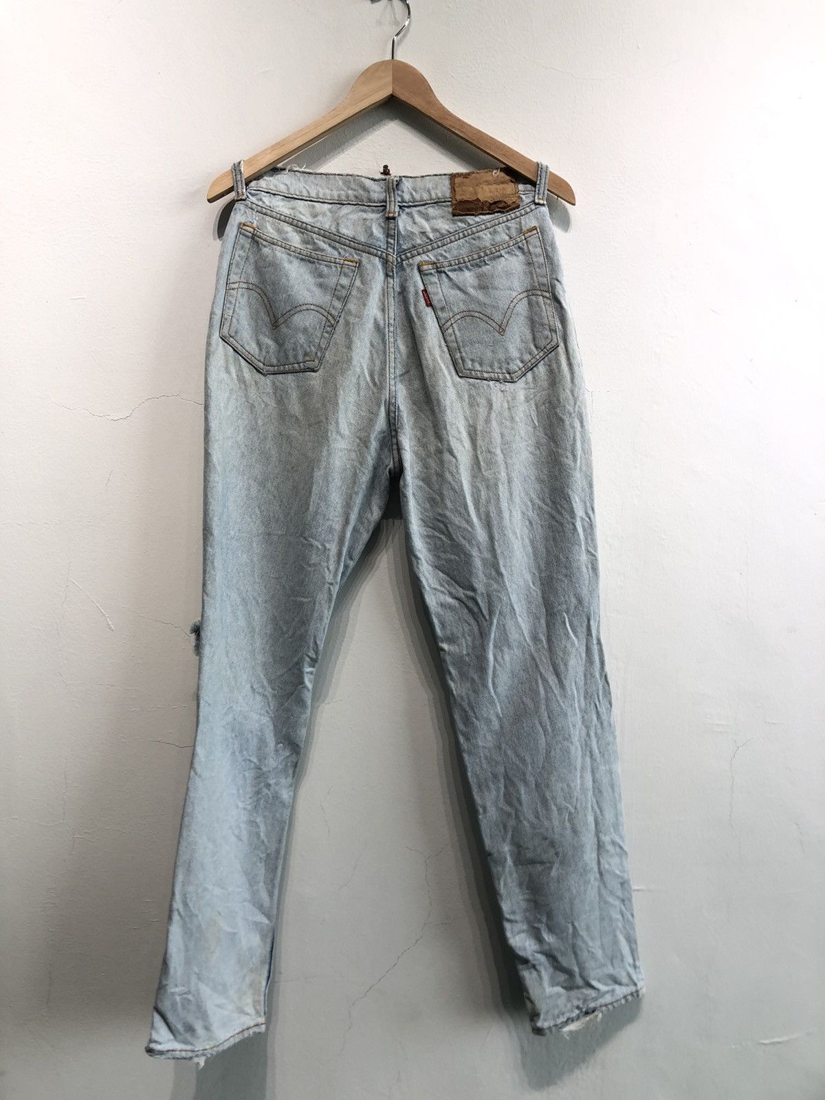 Kapital Levis 504 Distressed Denim Size US 29 - 2 Thumbnail