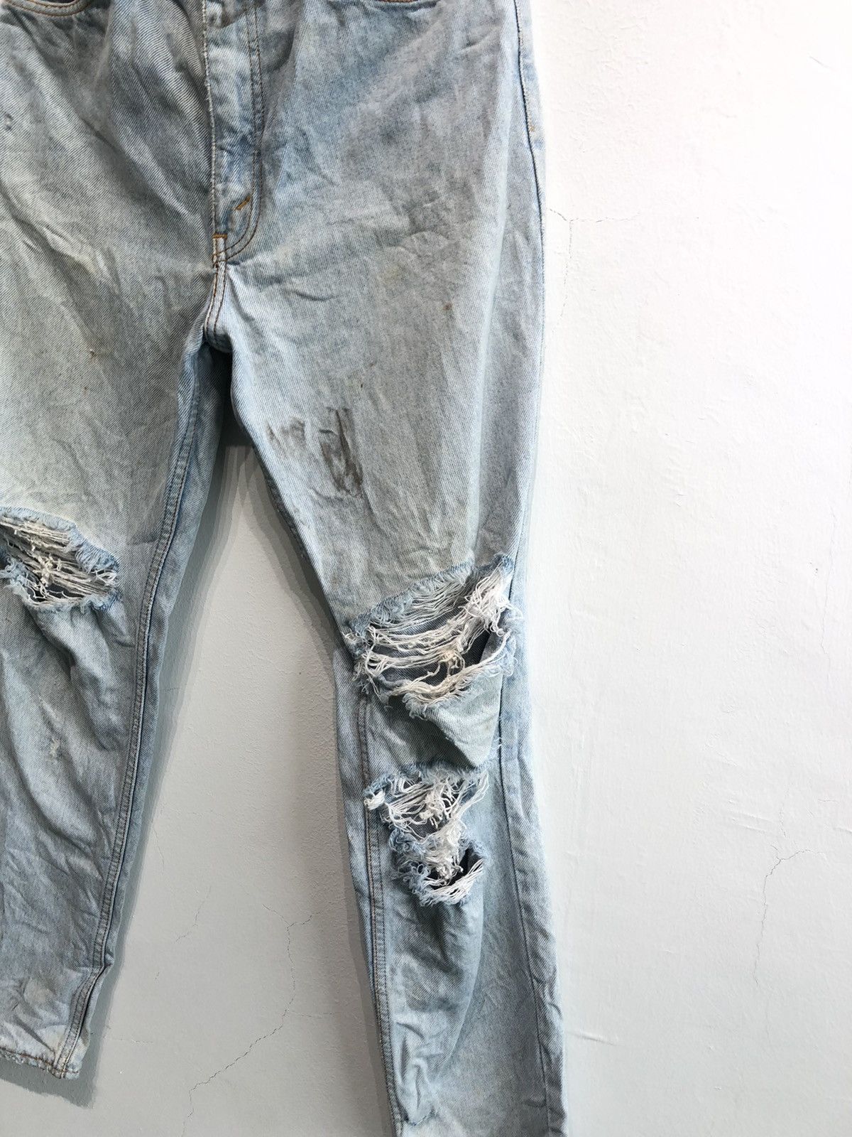 Kapital Levis 504 Distressed Denim Size US 29 - 4 Thumbnail