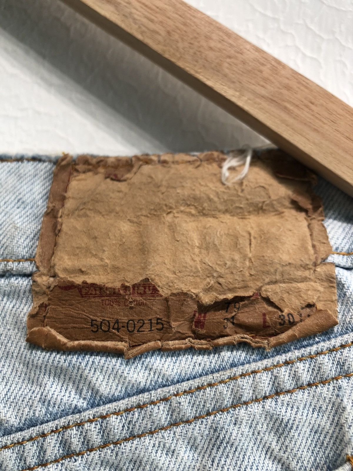 Kapital Levis 504 Distressed Denim Size US 29 - 6 Thumbnail