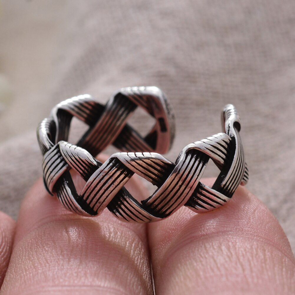 Jewelry Retro Cross Finger Rings Size ONE SIZE - 4 Thumbnail