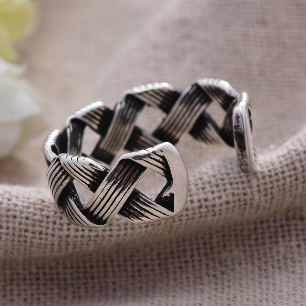 Jewelry Retro Cross Finger Rings Size ONE SIZE - 6 Thumbnail