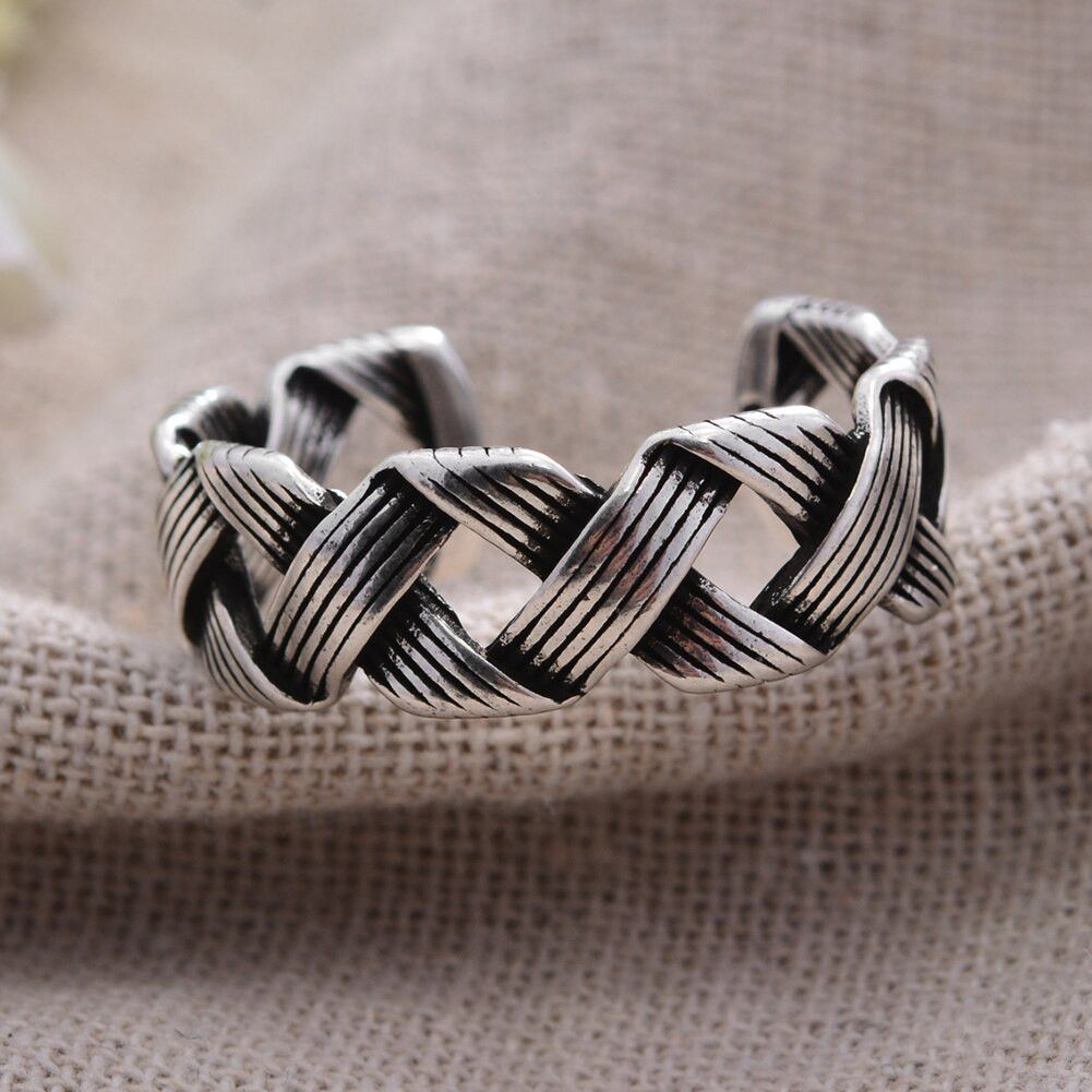 Jewelry Retro Cross Finger Rings Size ONE SIZE - 3 Thumbnail