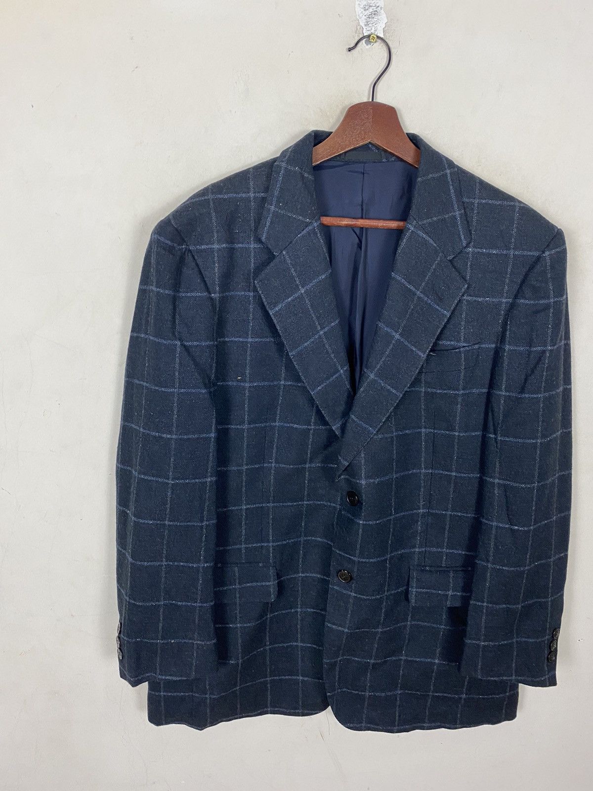 Lanvin 🔥 SALE🔥LANVIN COLLECTION CHECKED DESIGN BLAZERS Size US L / EU 52-54 / 3 - 4 Thumbnail