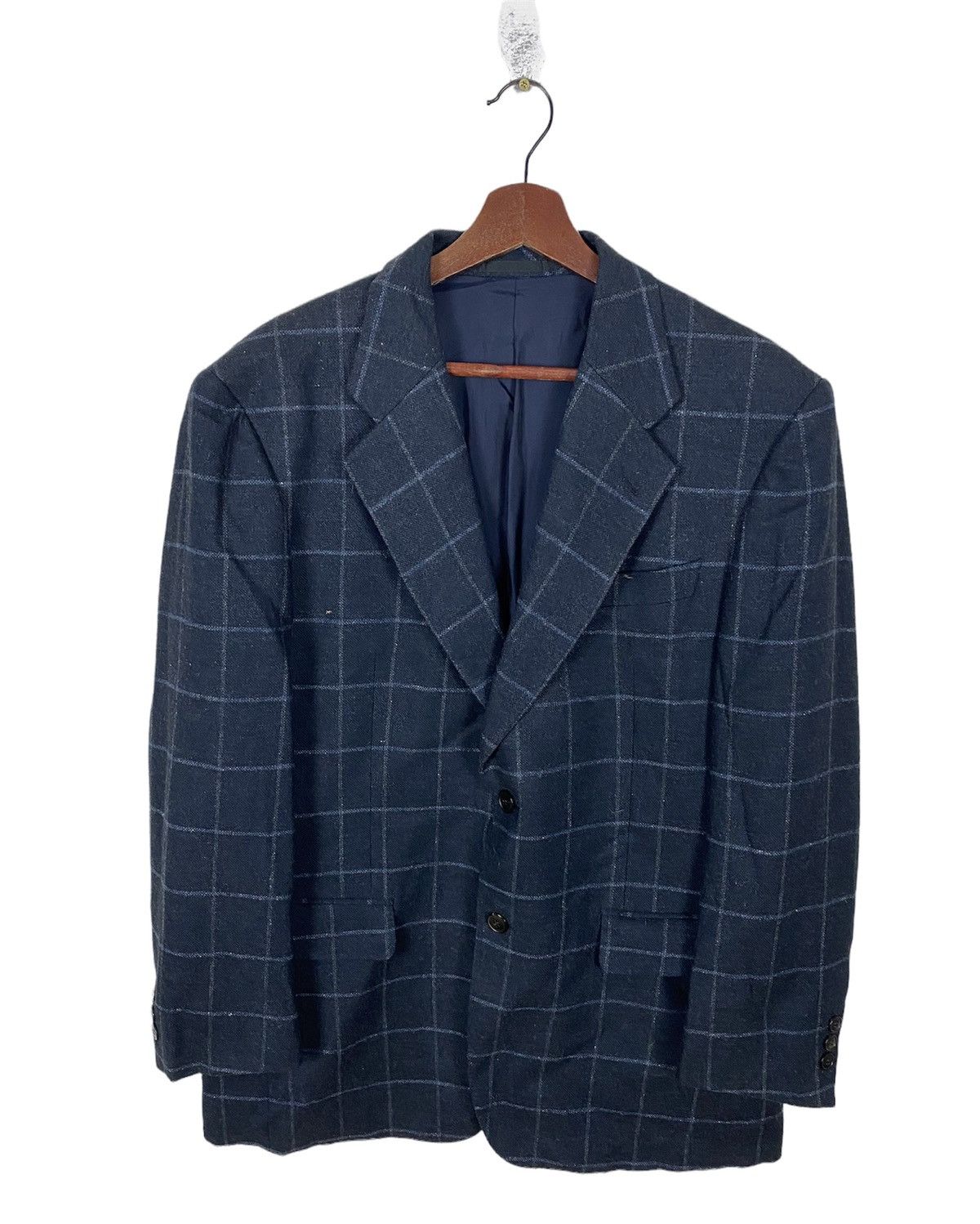 Lanvin 🔥 SALE🔥LANVIN COLLECTION CHECKED DESIGN BLAZERS Size US L / EU 52-54 / 3 - 1 Thumbnail