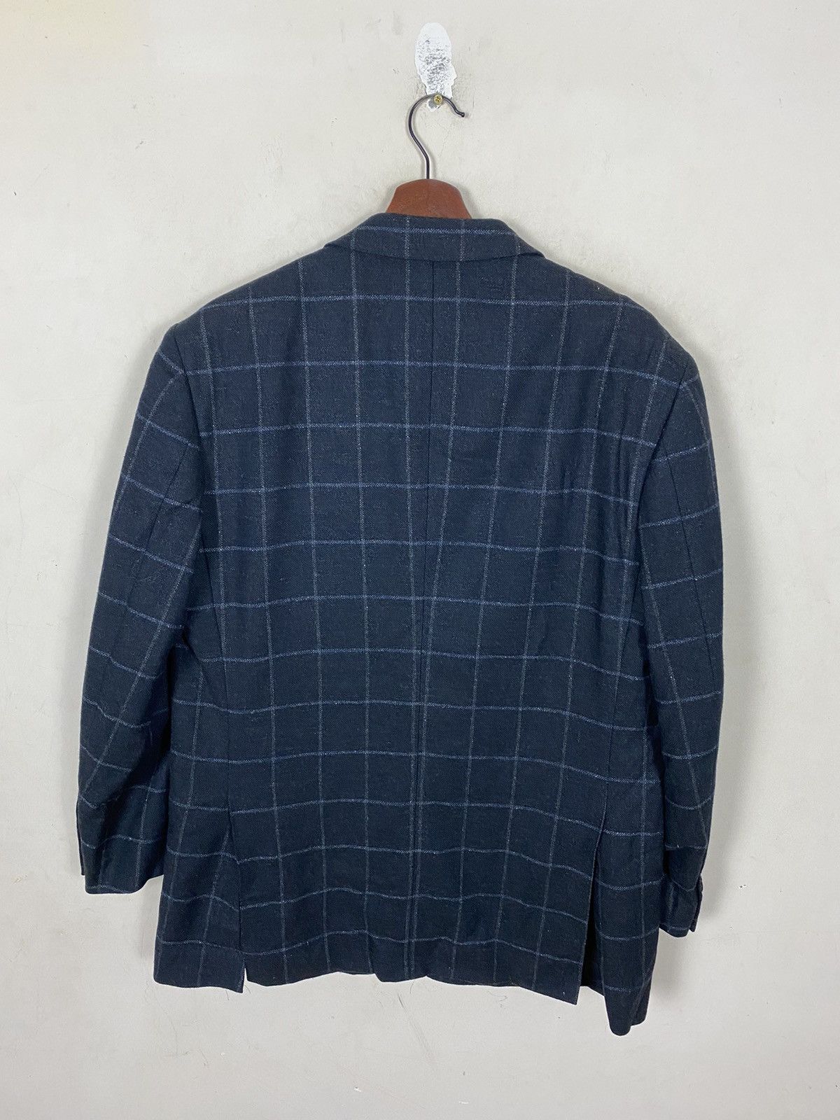 Lanvin 🔥 SALE🔥LANVIN COLLECTION CHECKED DESIGN BLAZERS Size US L / EU 52-54 / 3 - 6 Thumbnail