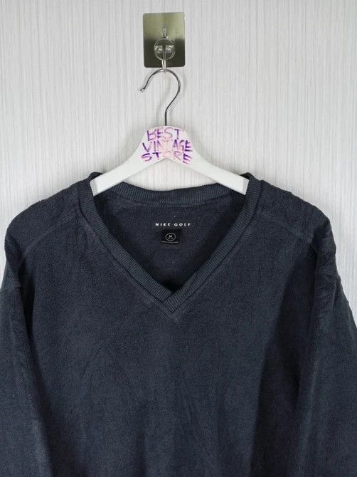 Nike × Vintage Vintage Nike Golf Small Logo Fleece Sweatshirt Size US XL / EU 56 / 4 - 1 Thumbnail