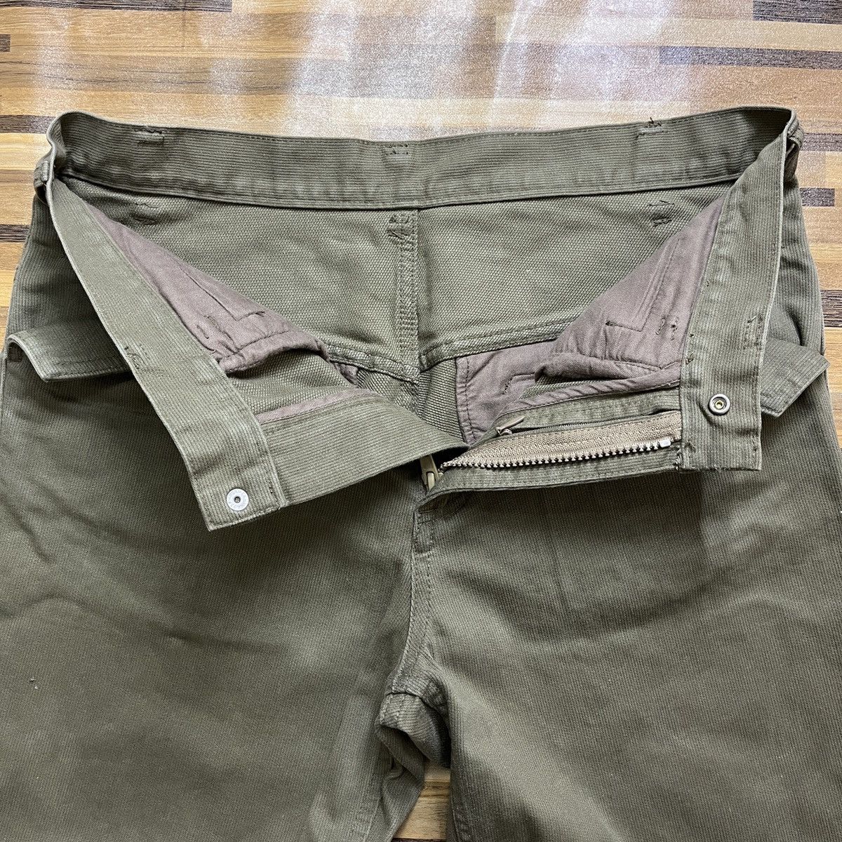 Japanese Brand × Vintage Merchenary Waxed Denim Jeans Made In TKO Size US 32 / EU 48 - 7 Thumbnail