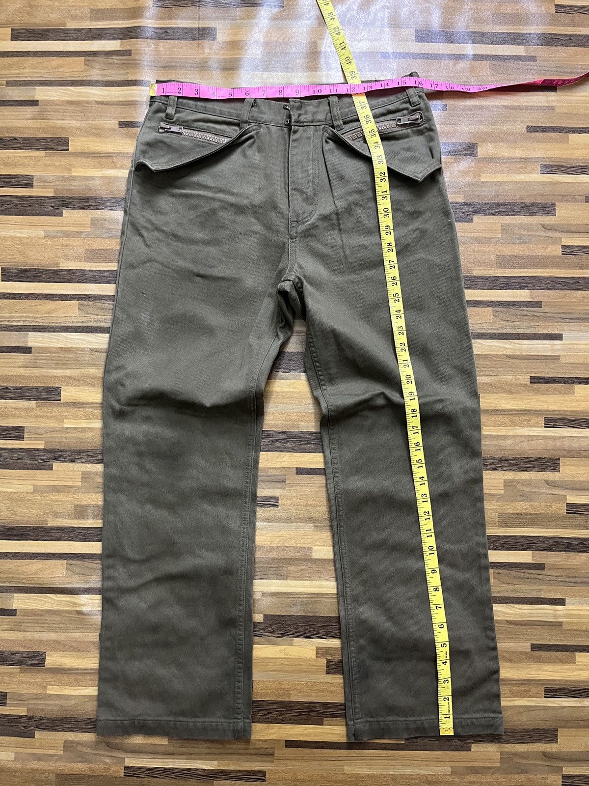 Japanese Brand × Vintage Merchenary Waxed Denim Jeans Made In TKO Size US 32 / EU 48 - 4 Thumbnail