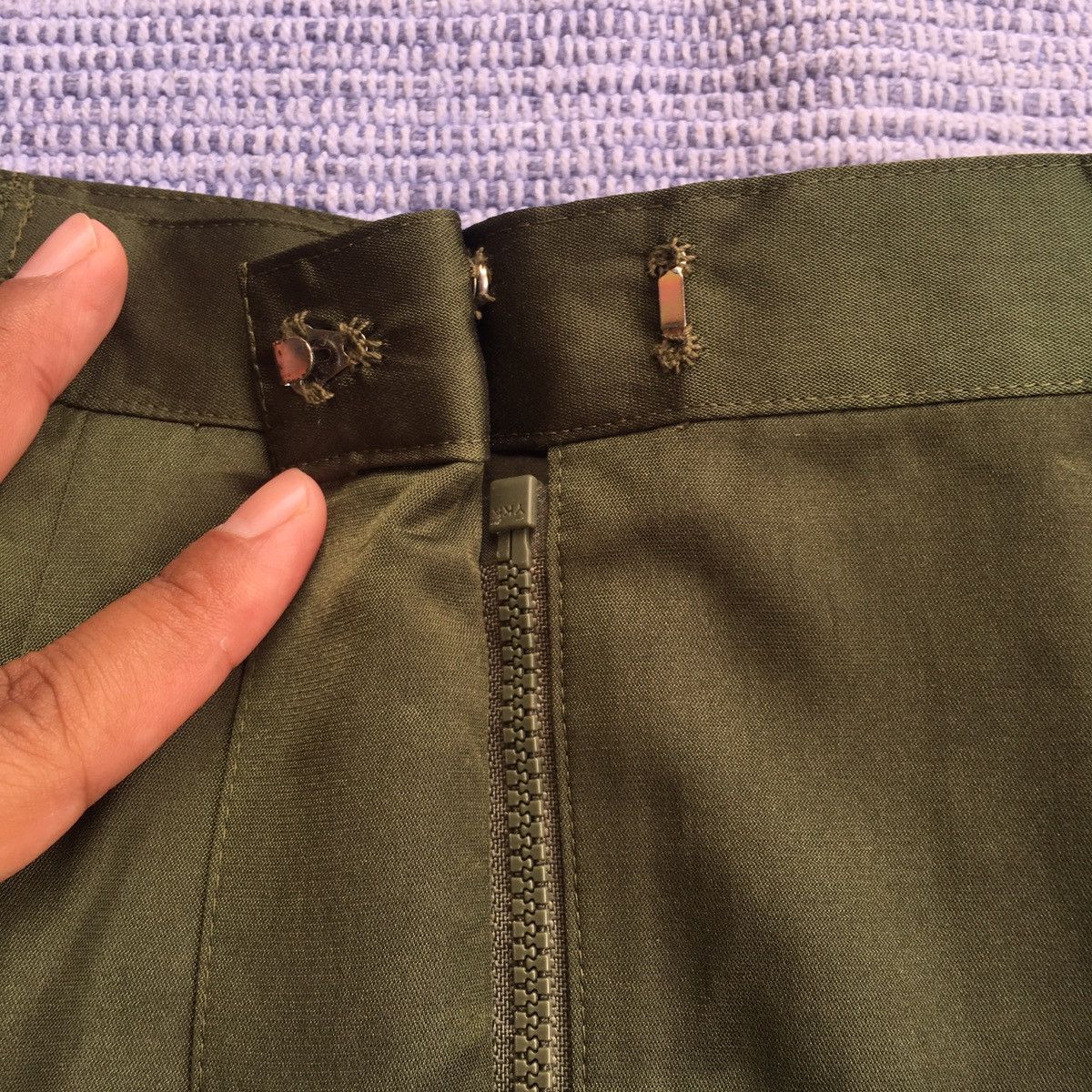 Roberta di Camerino midi zipper skirt Size 26" / US 2 / IT 38 - 3 Thumbnail