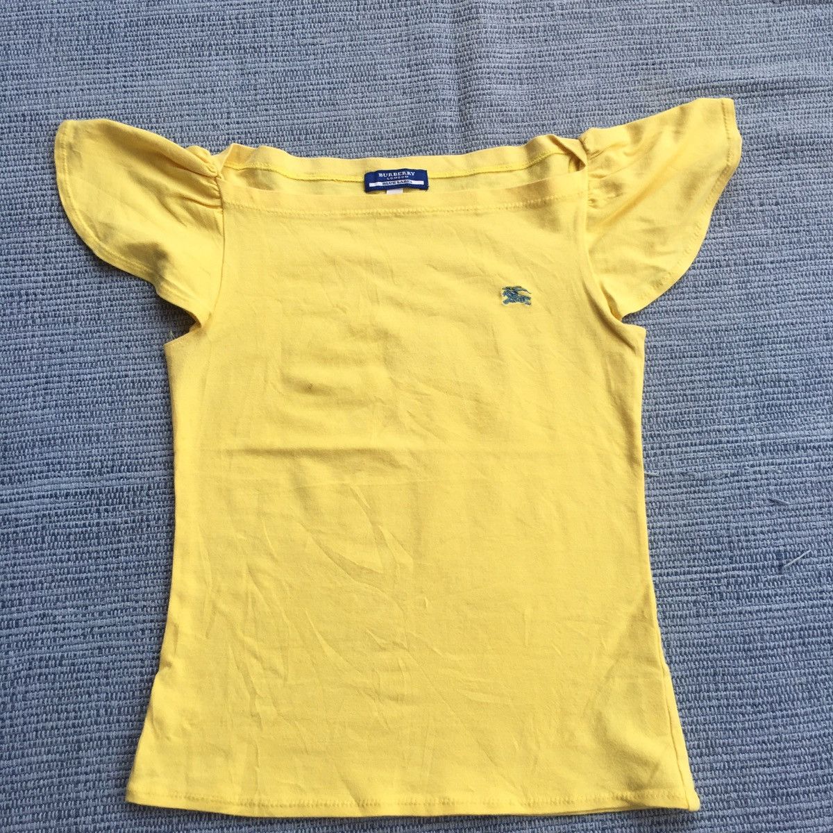 Burberry yellow tee Size US S / EU 44-46 / 1 - 1 Thumbnail