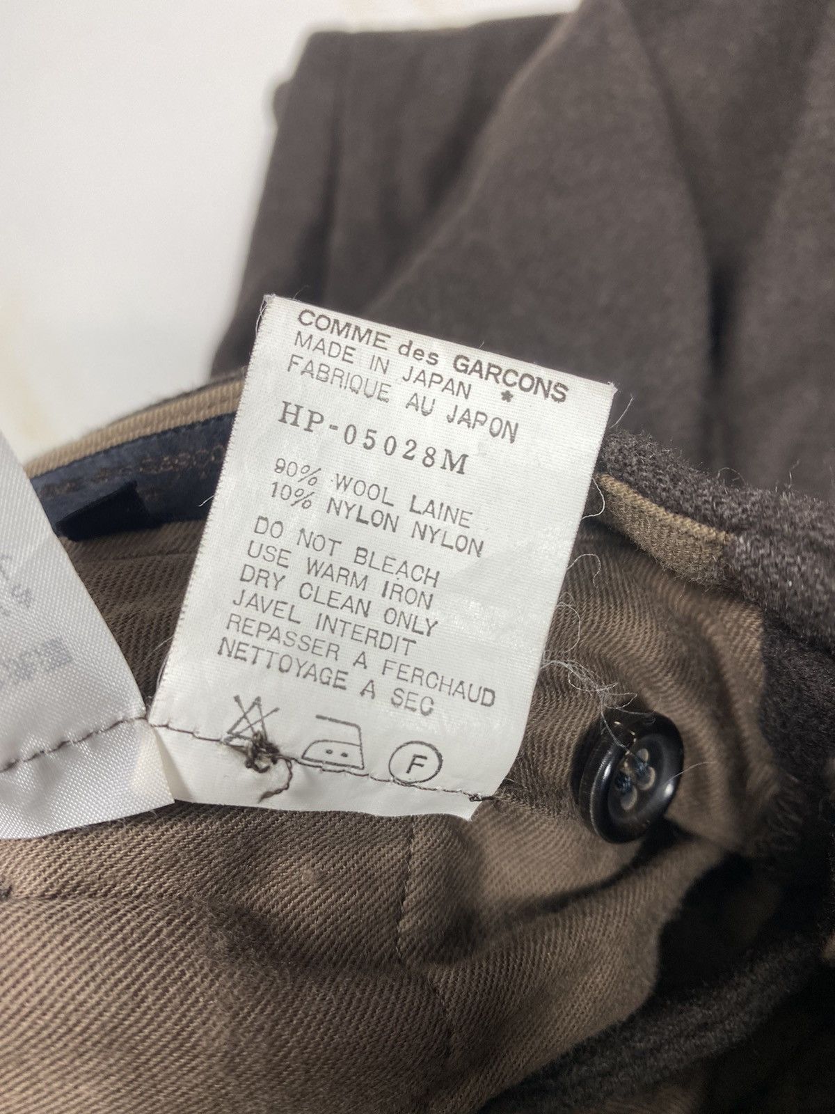 Comme des Garcons Homme Vintage Comme des Garcons Homme Trousers Pants. S0179 Size US 29 - 12 Thumbnail