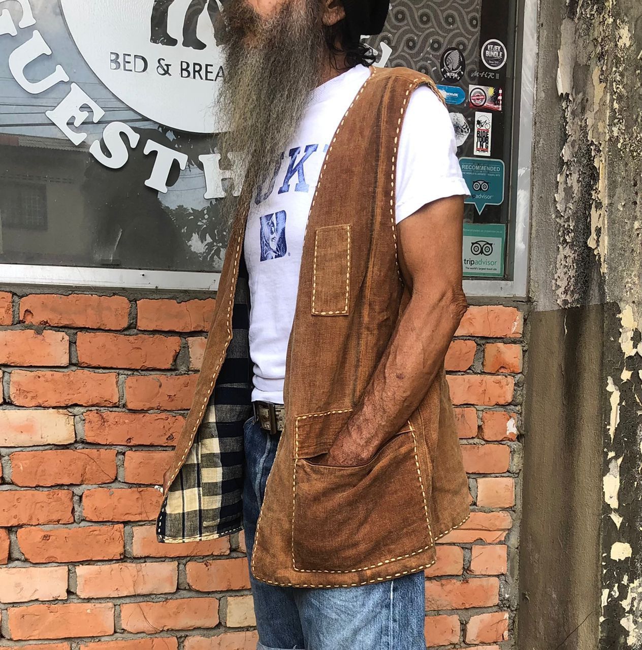 Vintage Reversible Vest Tank Size US L / EU 52-54 / 3 - 3 Thumbnail
