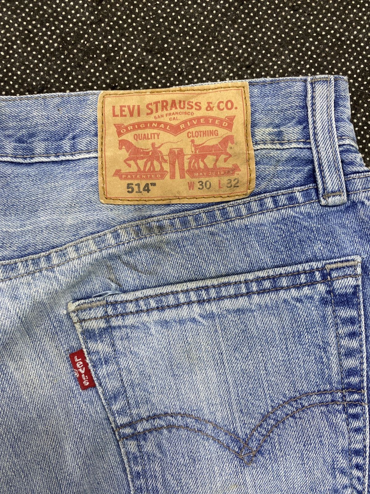 Jean × Levi's × Vintage VINTAGE LEVIS 514 BLUE WASH JEANS-J399 Size US 32 / EU 48 - 10 Thumbnail