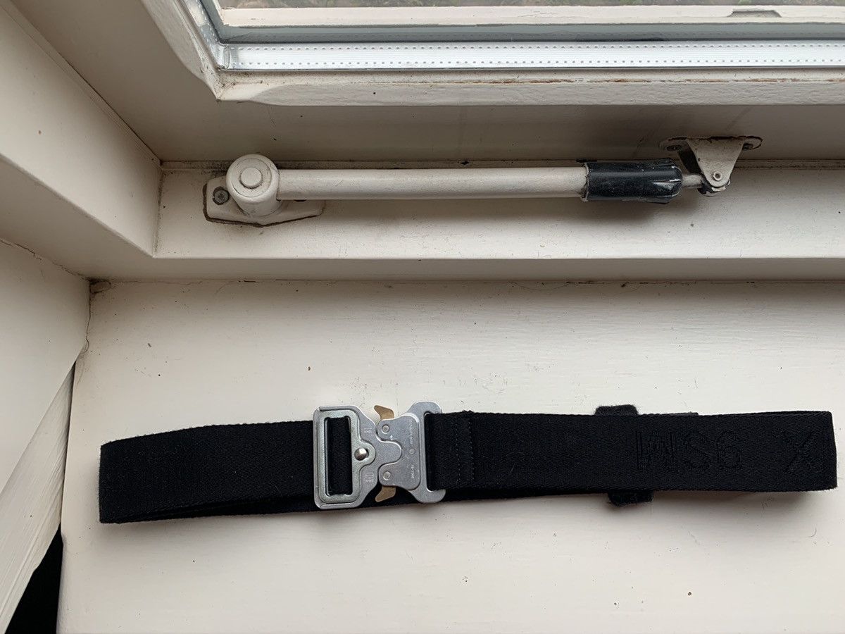 1017 ALYX 9SM ALYX Rollercoaster Belt Black Size ONE SIZE - 1 Thumbnail