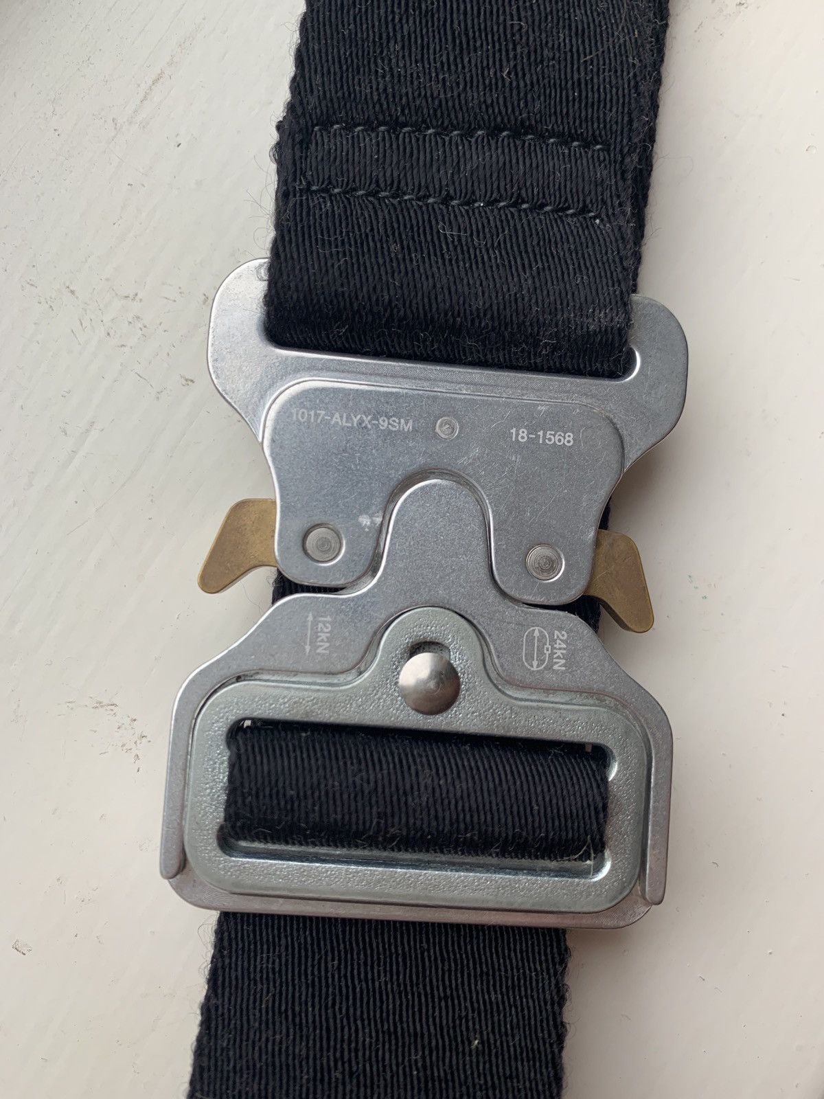 1017 ALYX 9SM ALYX Rollercoaster Belt Black Size ONE SIZE - 2 Thumbnail