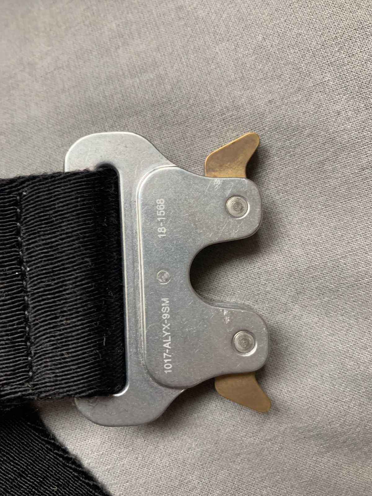 1017 ALYX 9SM ALYX Rollercoaster Belt Black Size ONE SIZE - 7 Thumbnail