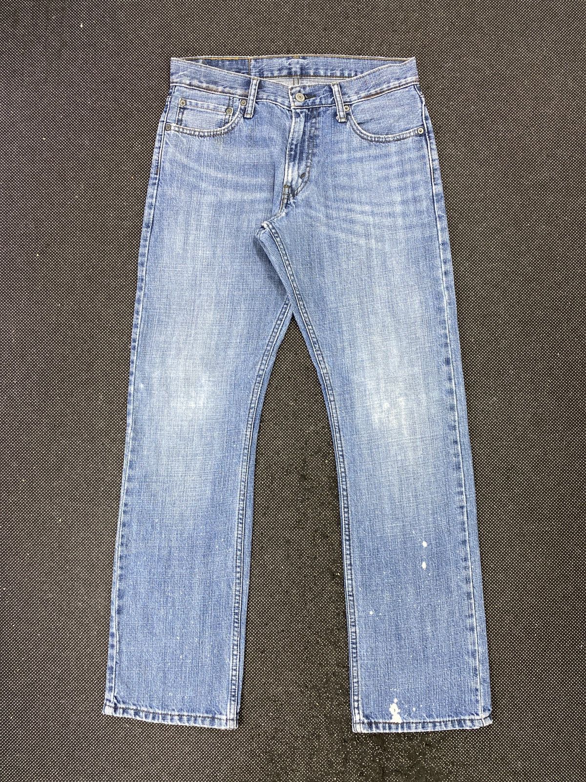 Jean × Levi's × Vintage VINTAGE LEVIS 514 BLUE WASH JEANS-J393 Size US 31 - 1 Thumbnail