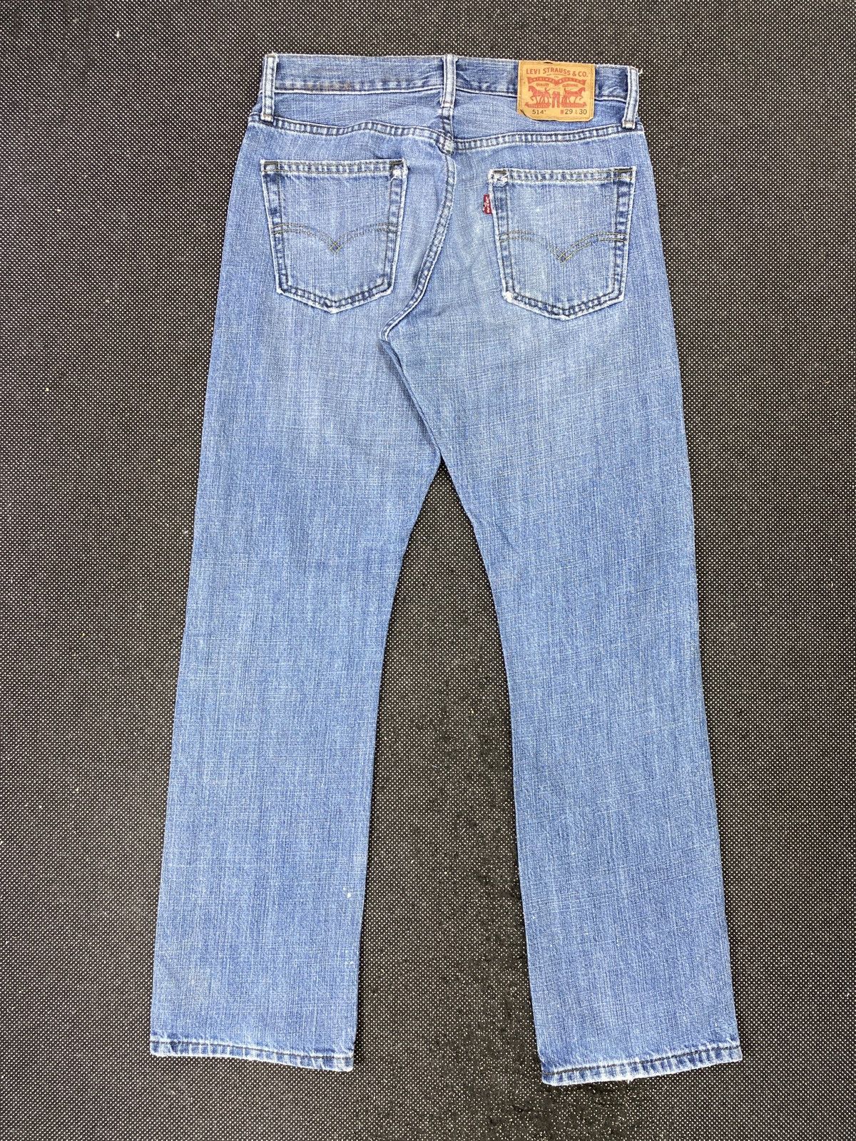 Jean × Levi's × Vintage VINTAGE LEVIS 514 BLUE WASH JEANS-J393 Size US 31 - 3 Thumbnail
