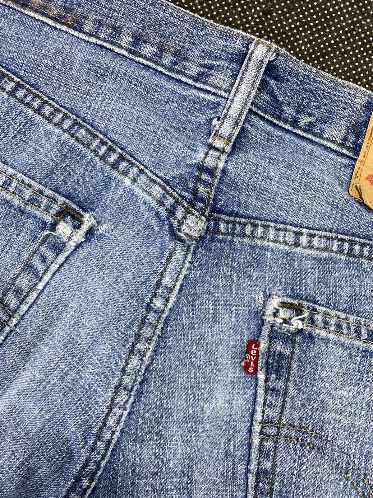 Jean × Levi's × Vintage VINTAGE LEVIS 514 BLUE WASH JEANS-J393 Size US 31 - 11 Thumbnail