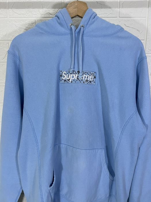 Supreme Accept Offer 🔥 Supreme Bandana Box Logo Hoodie Grailed
