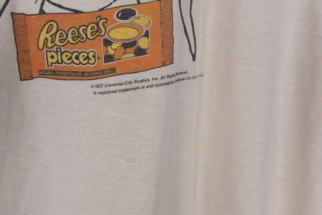 Vintage 1982 E.T. X REESES PIECES T-SHIRT Size US L / EU 52-54 / 3 - 3 Thumbnail
