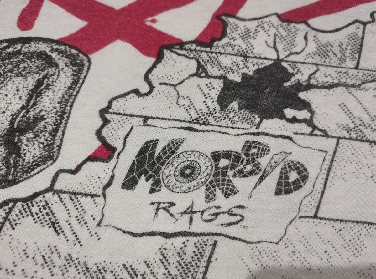 Band Tees × Vintage Rare Vintage 90s Morbid Rags - Thrash Metal Size US XL / EU 56 / 4 - 5 Thumbnail