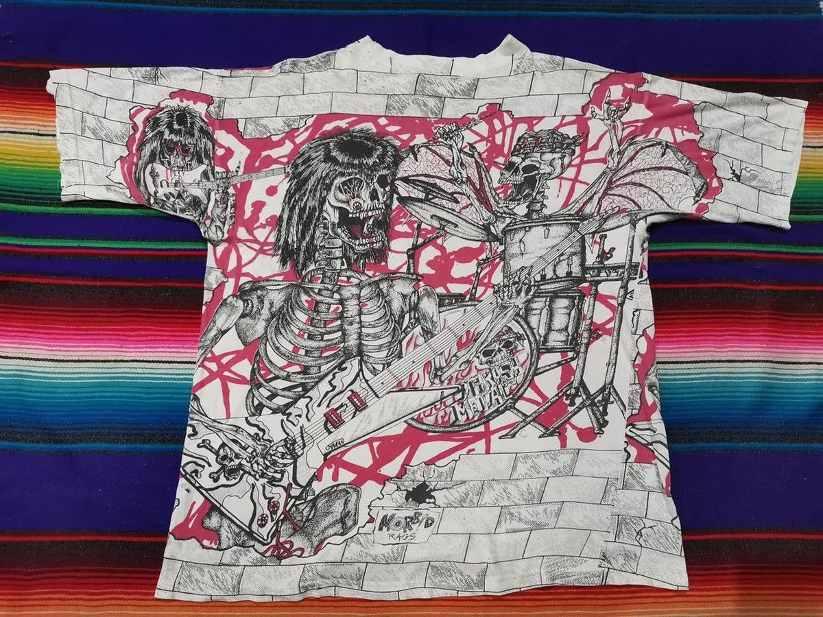 Band Tees × Vintage Rare Vintage 90s Morbid Rags - Thrash Metal Size US XL / EU 56 / 4 - 3 Thumbnail