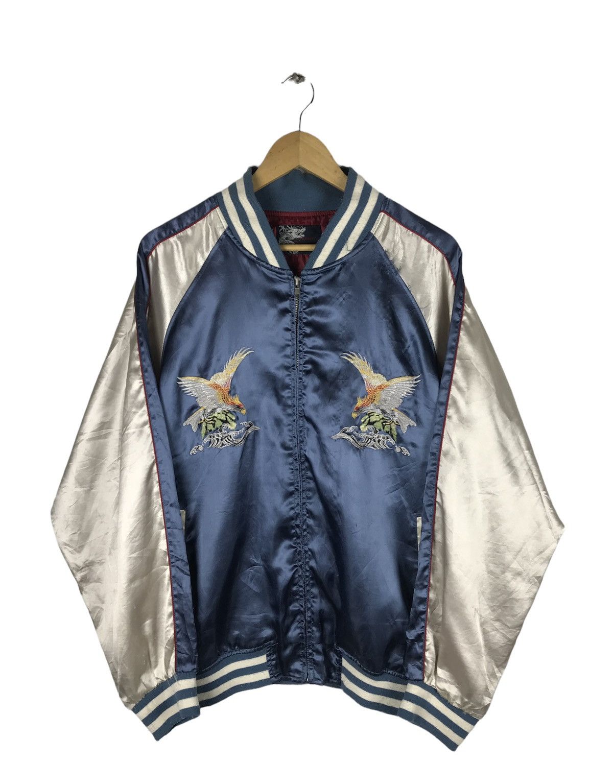 Japanese Brand 🔥SALE🔥SUKAJAN SOUVENIR JACKET BY JAPANESE TRADITIONAL Size US XL / EU 56 / 4 - 2 Thumbnail