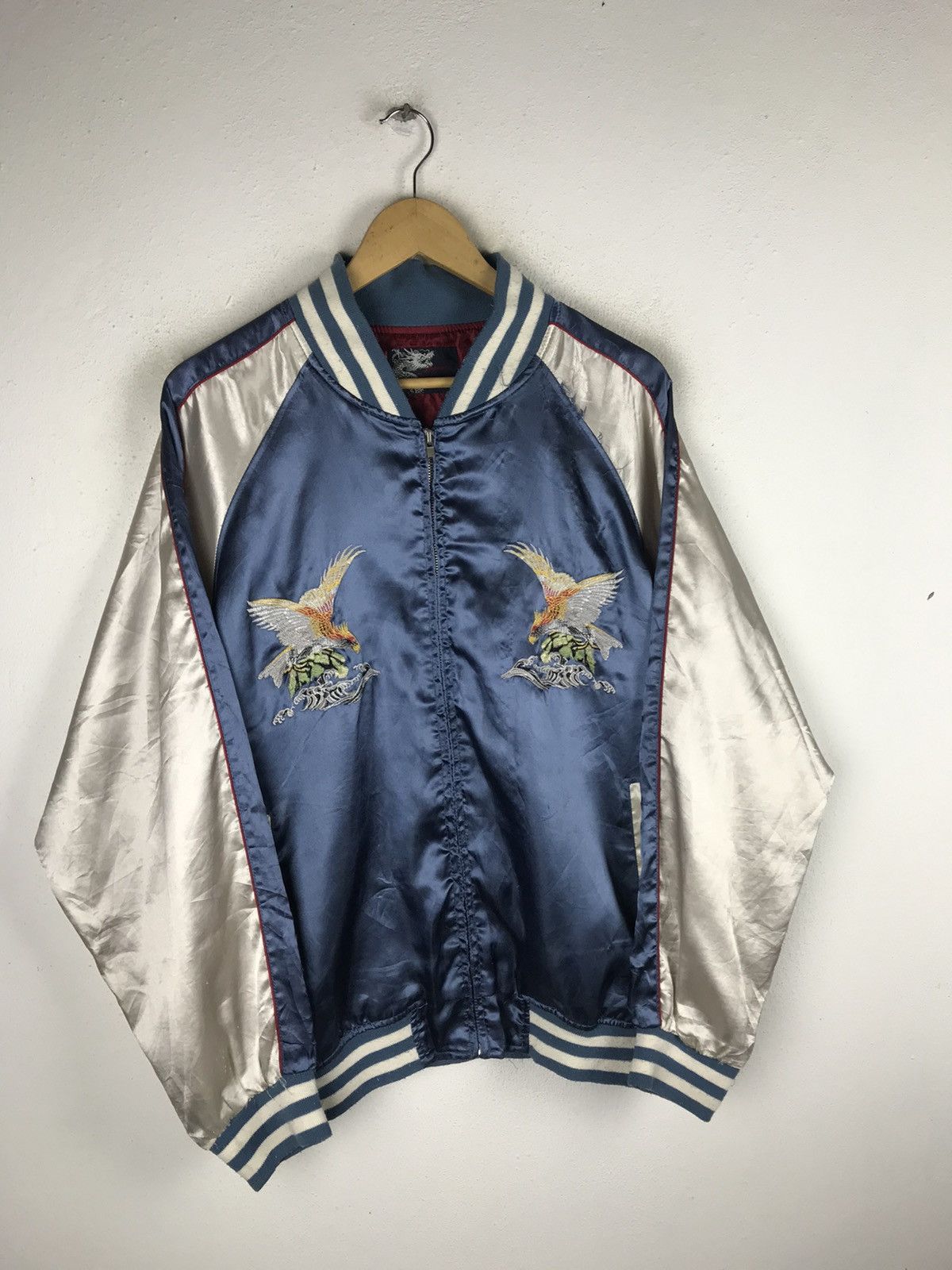 Japanese Brand 🔥SALE🔥SUKAJAN SOUVENIR JACKET BY JAPANESE TRADITIONAL Size US XL / EU 56 / 4 - 6 Thumbnail