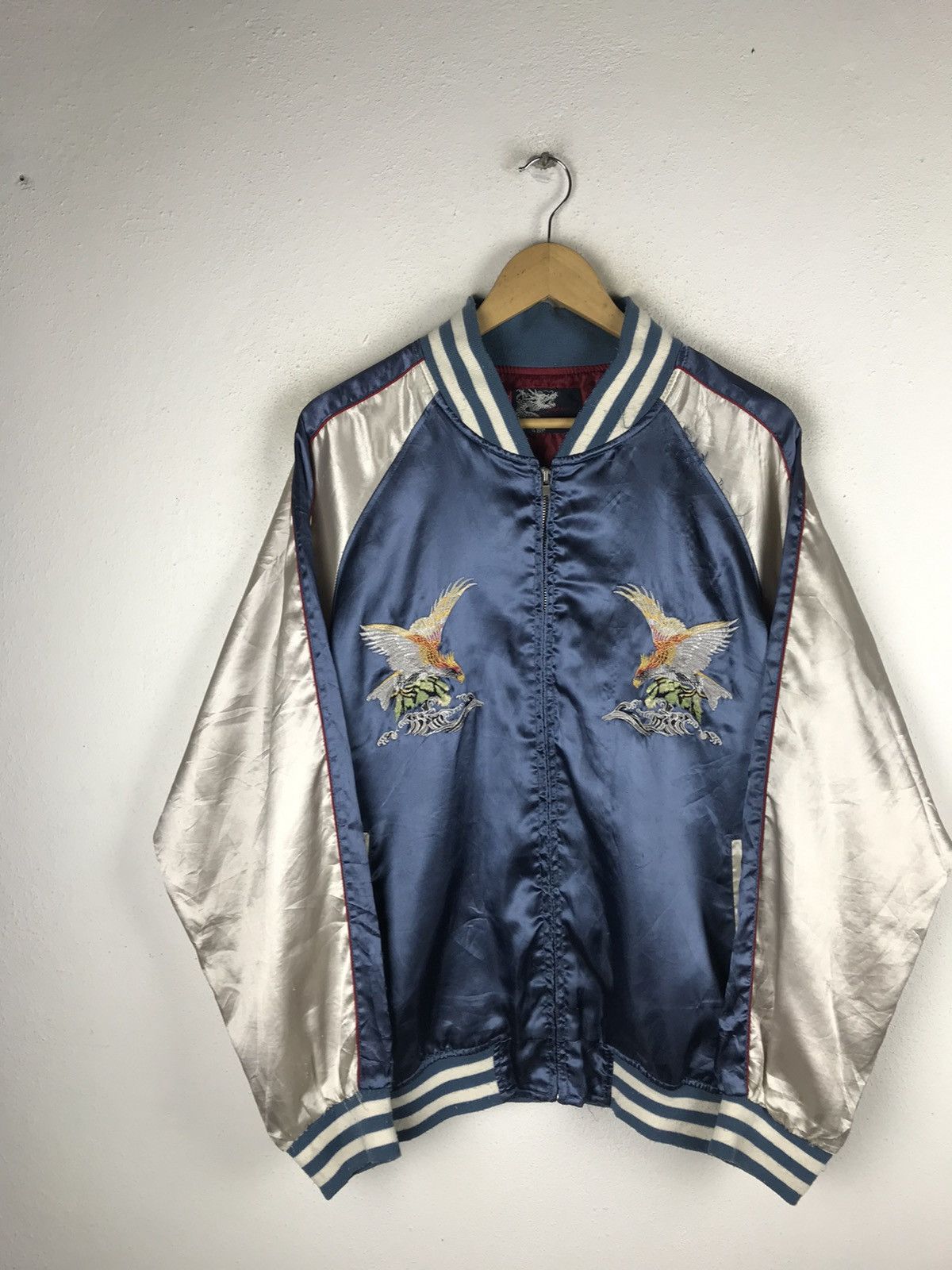 Japanese Brand 🔥SALE🔥SUKAJAN SOUVENIR JACKET BY JAPANESE TRADITIONAL Size US XL / EU 56 / 4 - 7 Thumbnail