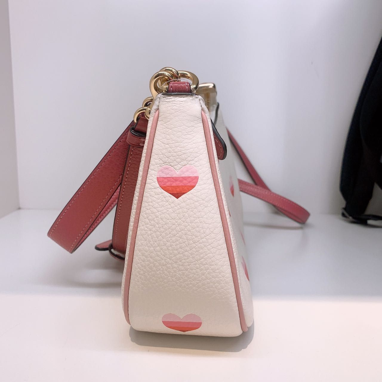 Coach Teri Shoulder Bag With Stripe Heart Print Size ONE SIZE - 2 Thumbnail