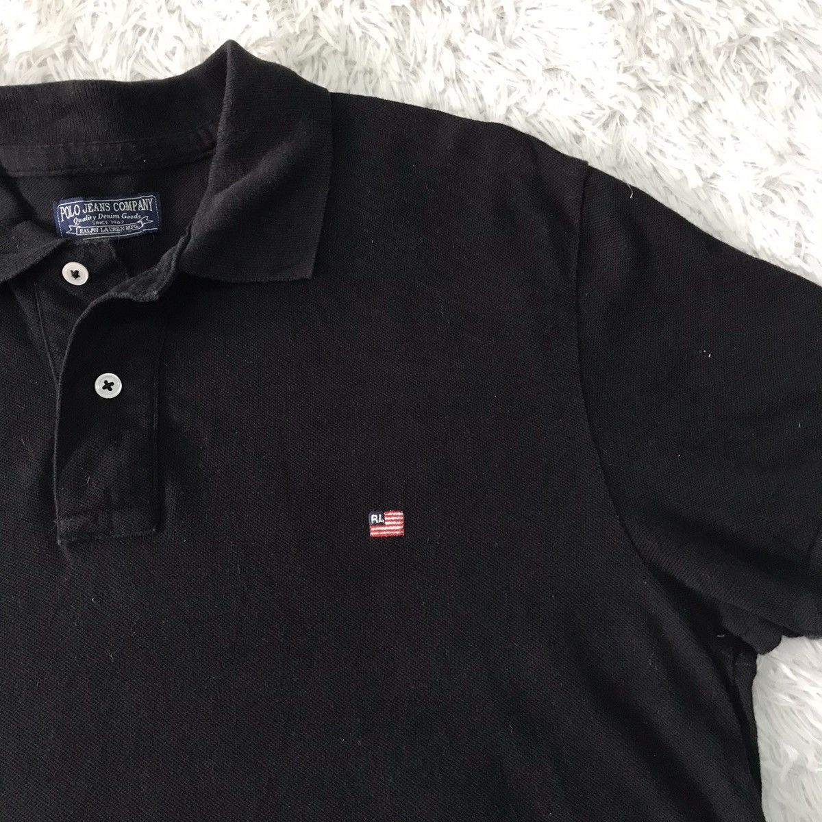 Ralph Lauren 💥Steals💥Polo Jeans Company RL Collar Tee Size US L / EU 52-54 / 3 - 7 Thumbnail