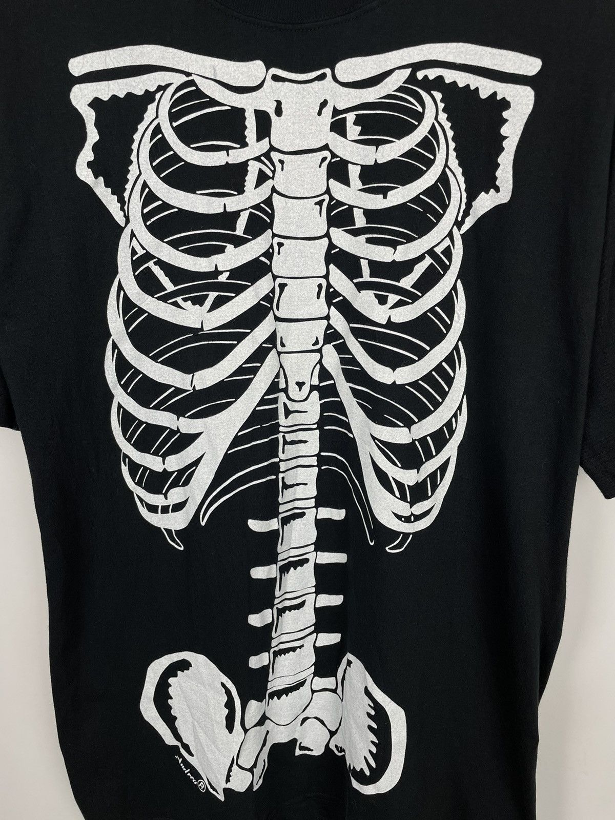 Other × Vintage Vintage 90s Skeleton T-Shirt Size US XL / EU 56 / 4 - 5 Thumbnail